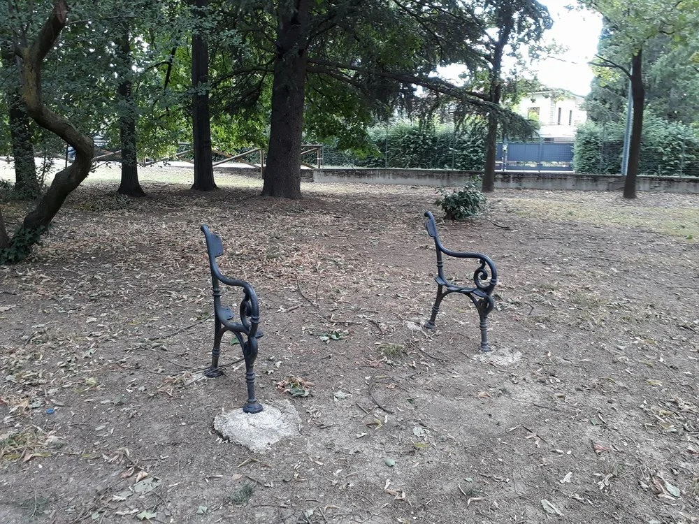 And is this where the craze goes next? A thought-provoking bench.