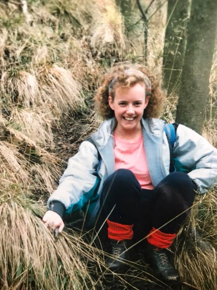 Janine Sargent – "Somewhere near Dovedale. It’s about 35 years ago. My first pair of walking boots!"