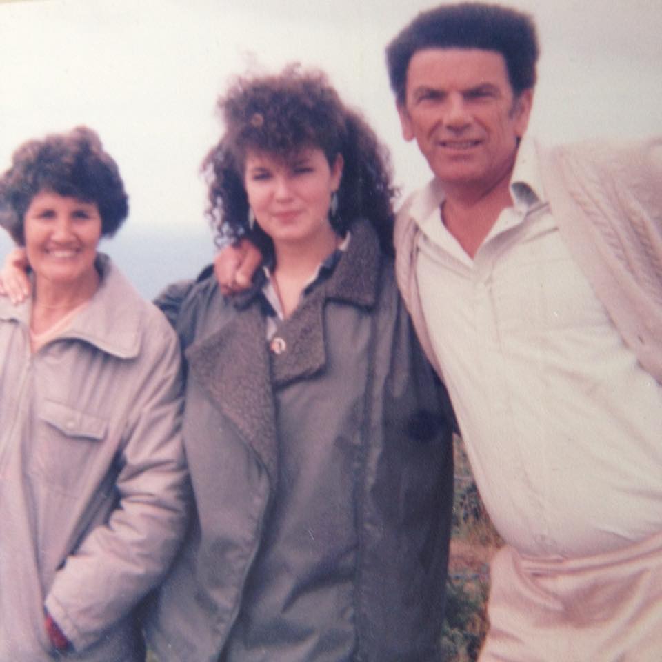 Sandy Woodage - "With my Mum and Dad hill walking before they invented hair straighteners."