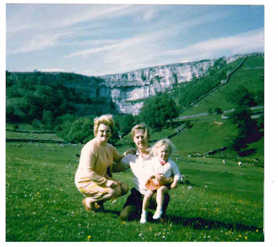Kath Wareing – "This is me (the little thing!) on a camping trip to Malham with my parents c. 1968/69."