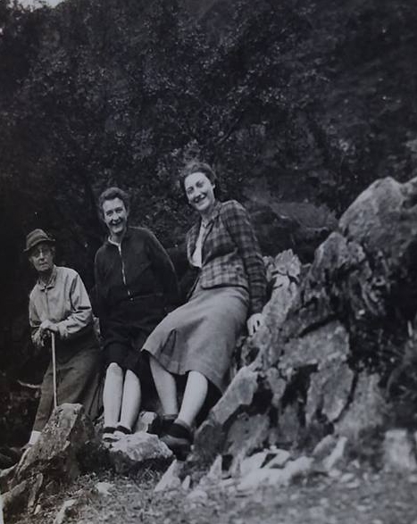 Janet Tibbit – "Mum and friends walking in Switzerland in 1945"