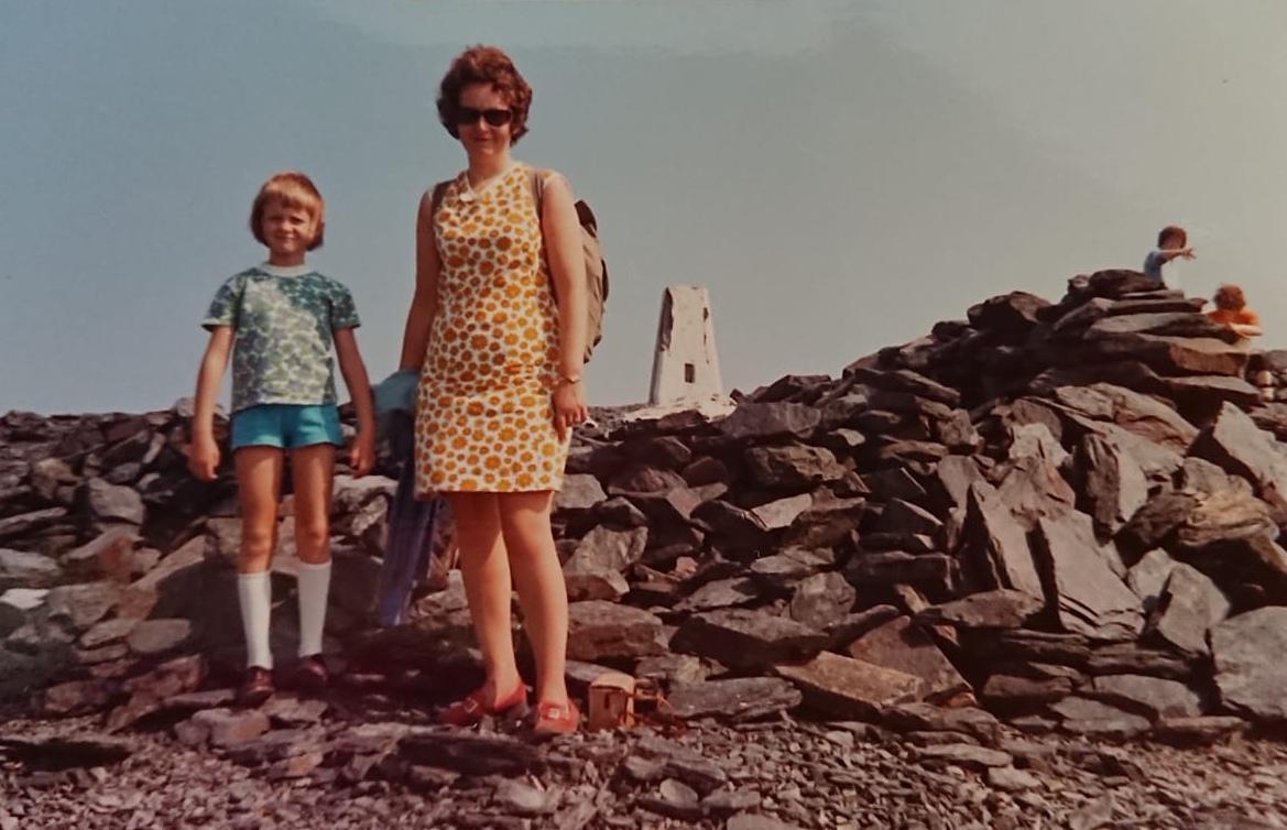 Judith Chestnutt – "This is me and my mum at the top of Skiddaw in 1973! This was my first hill walk, I was 7 and I loved it."