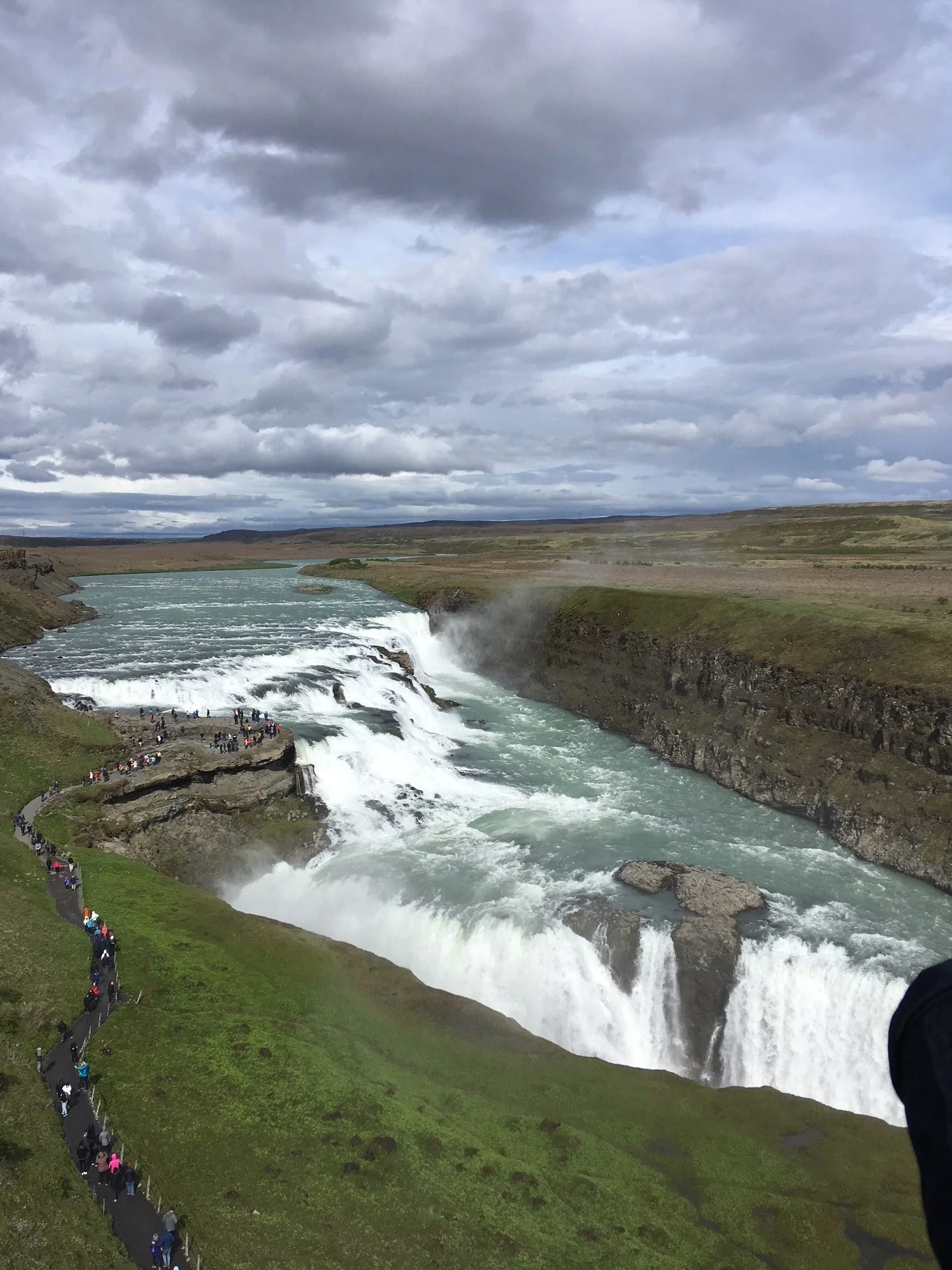 Gillian 22nd June image 36 Gullfoss - double waterfall.jpg