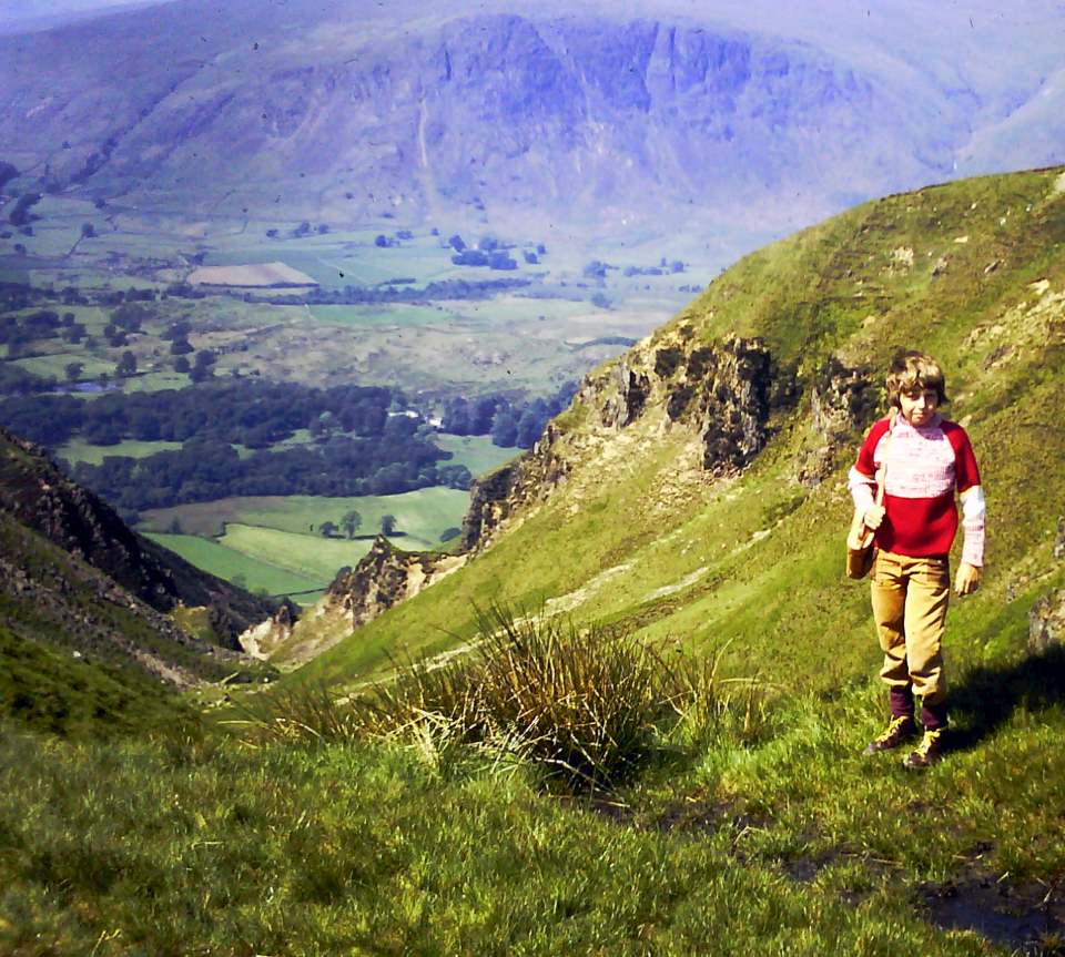 Mark Bennett – Me at the top of Greathall Gill Wasdale in a really snazzy jumper probably 1971.