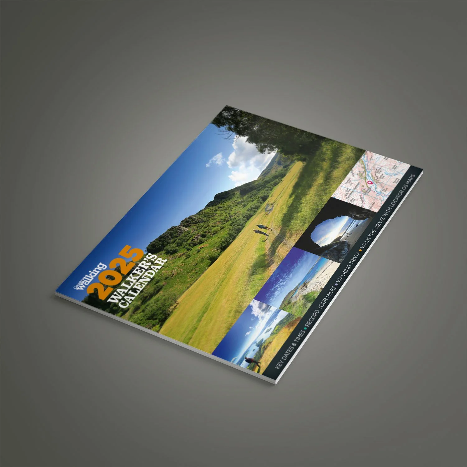The 2025 Country Walking Calendar Is Shipping Now Walk 1000 Miles Magazine Mockup 1 (2) Copy