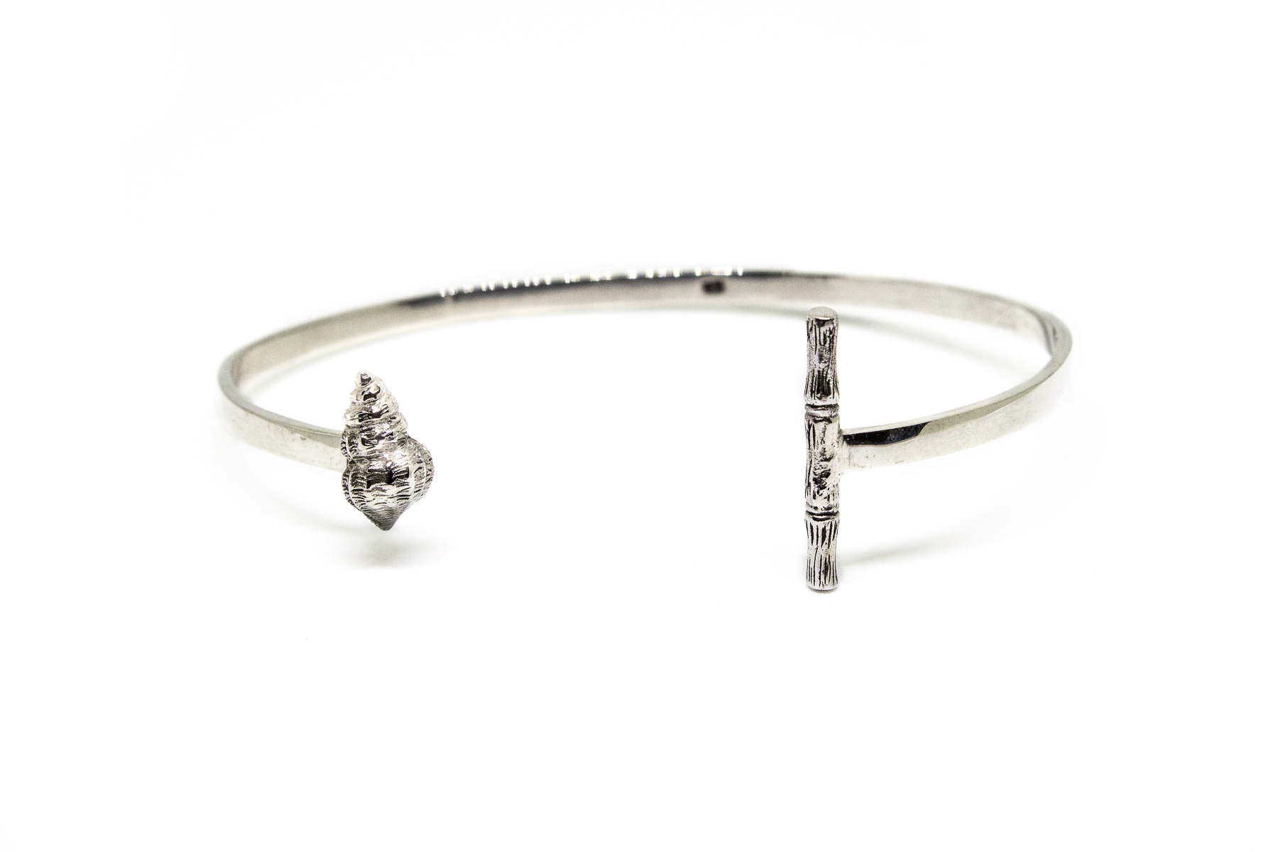 shell & bamboo braclet silver 1.jpg
