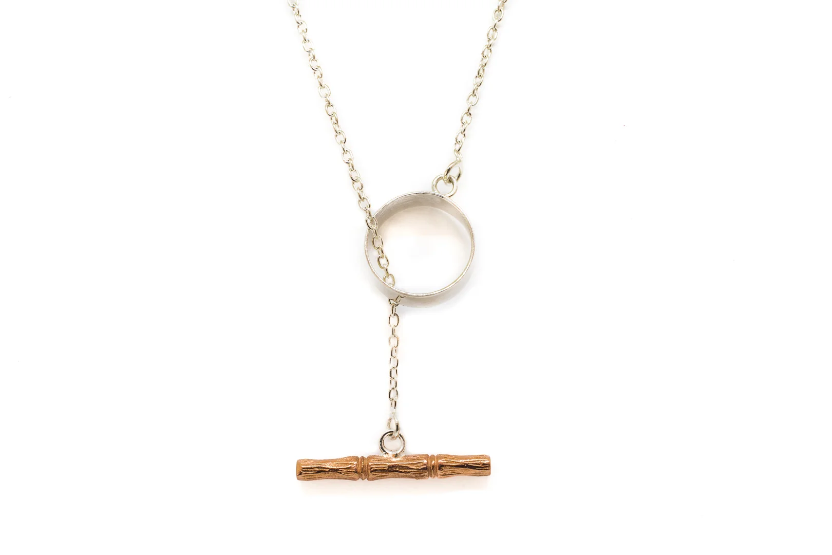 BAMBOO CIRCLE LARIOT - SILVER WITH ROSE BAMBOO (1 of 4).jpg