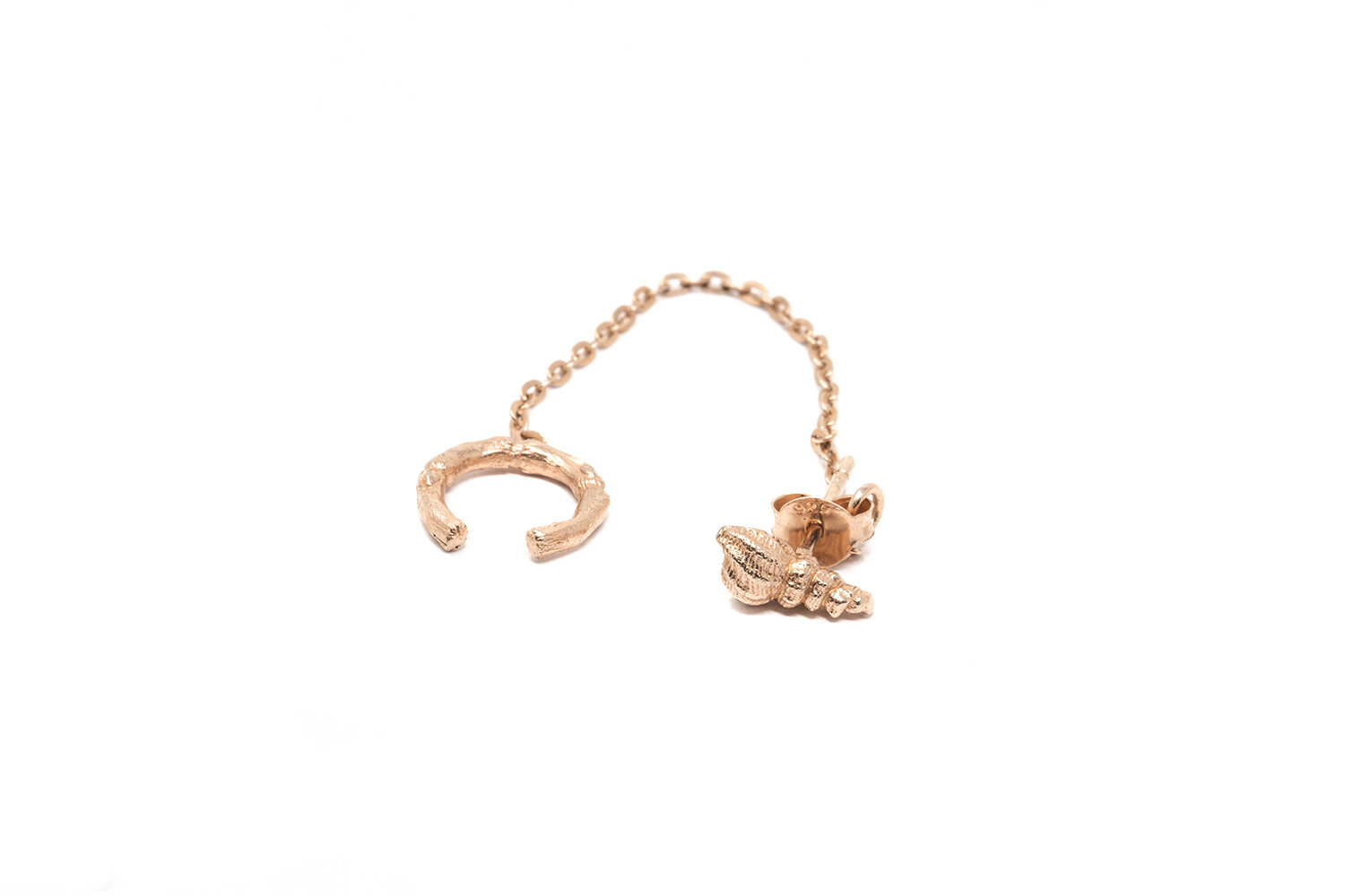 Baby Shell Cuff- Rose 