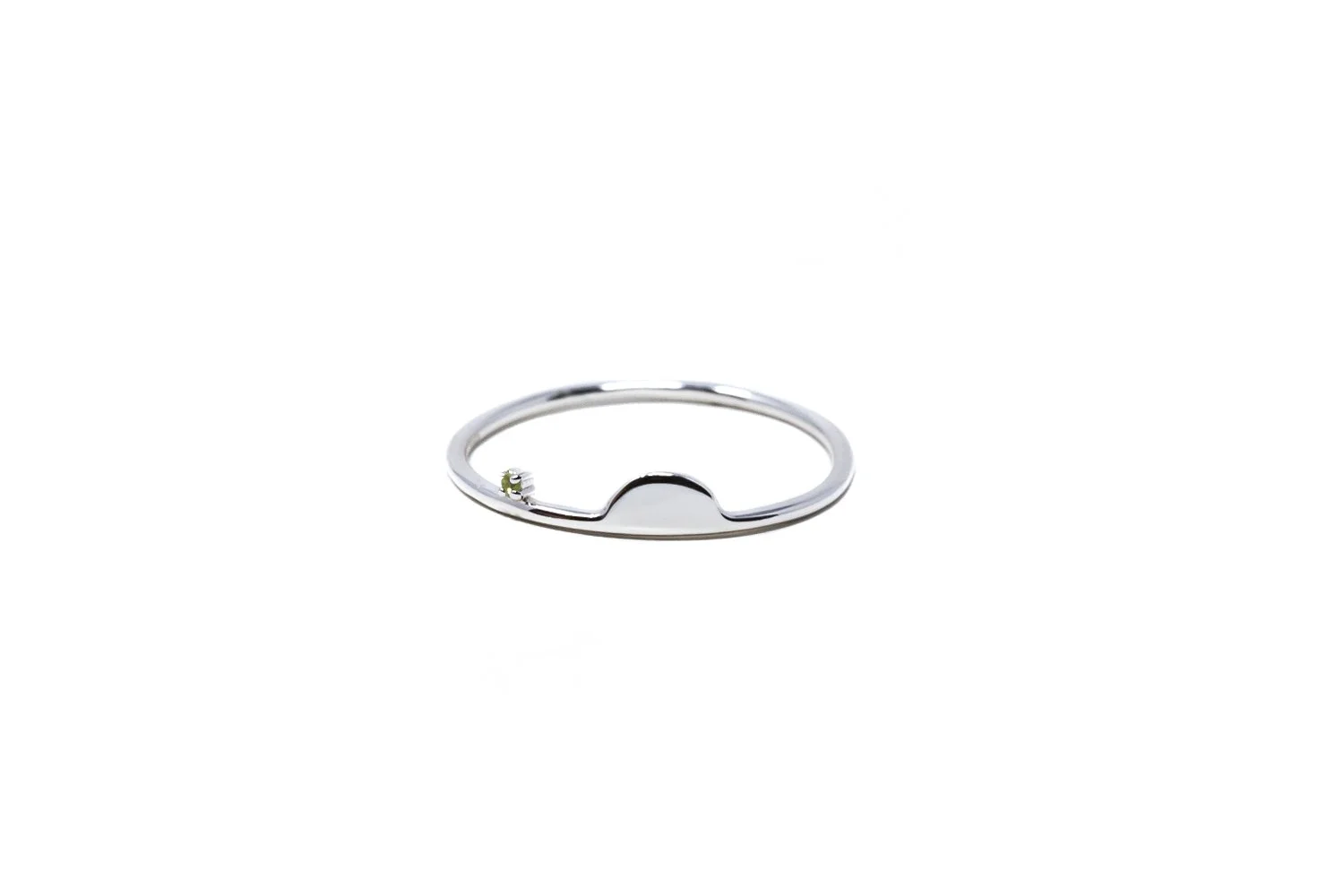 HORIZON RING - PERIDOT - SILVER 01.JPG