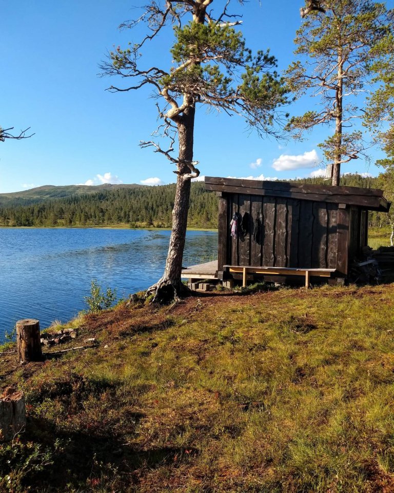  Gapahuk v. Djupdalstjønna. Foto: Haltdalen jeger og fiskerforening 