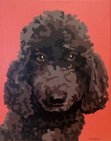 "Bob", acrylic on canvas, 11" x 14"