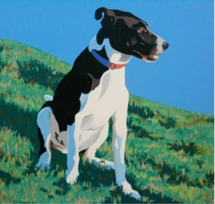 "Molly", acrylic on canvass, 14" x 14"