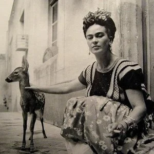 Frida Kahlo and Deer