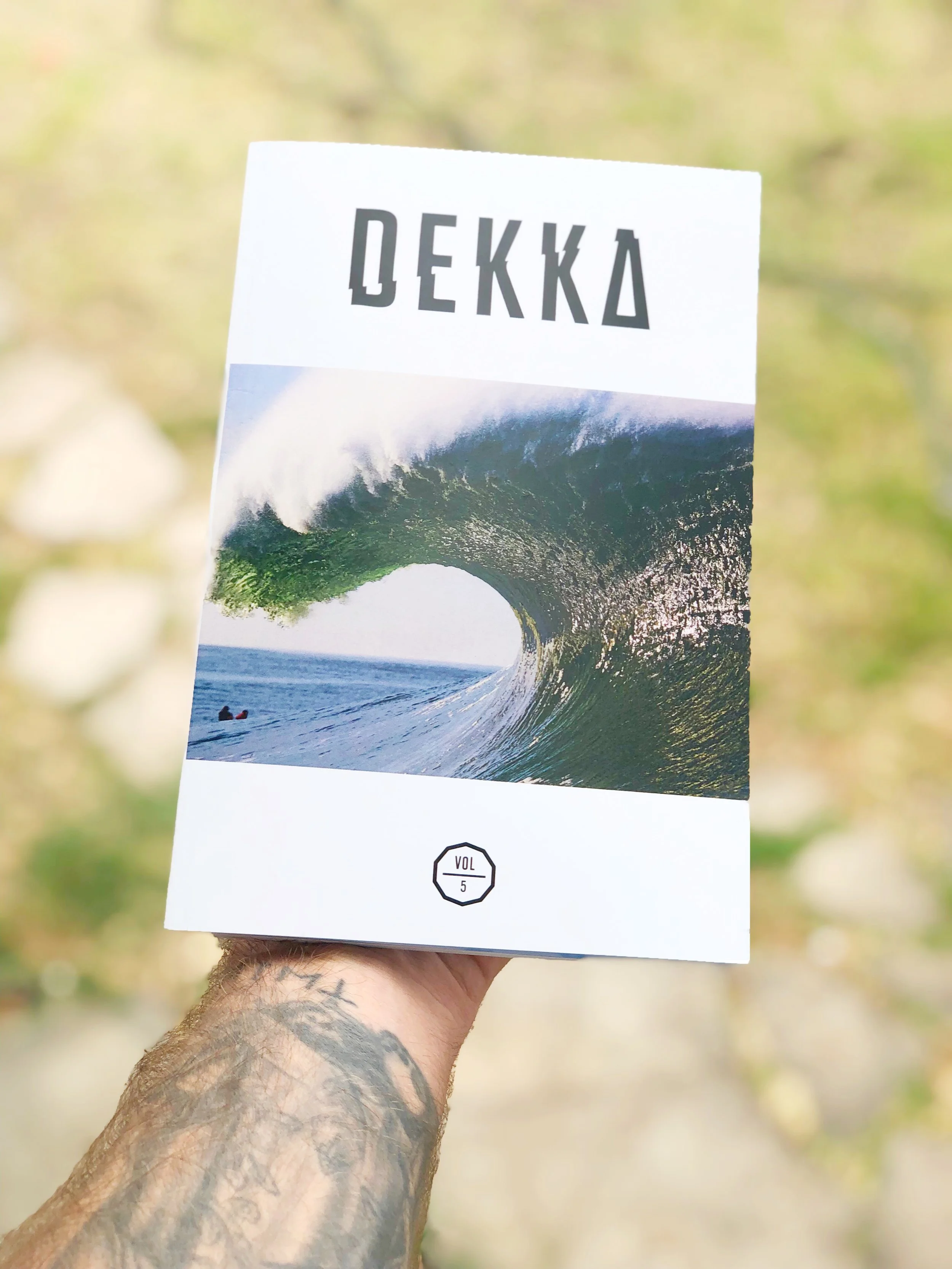 DEKKA VOLUME 5- 84 PAGE PRINTED BIG WAVE ZINE