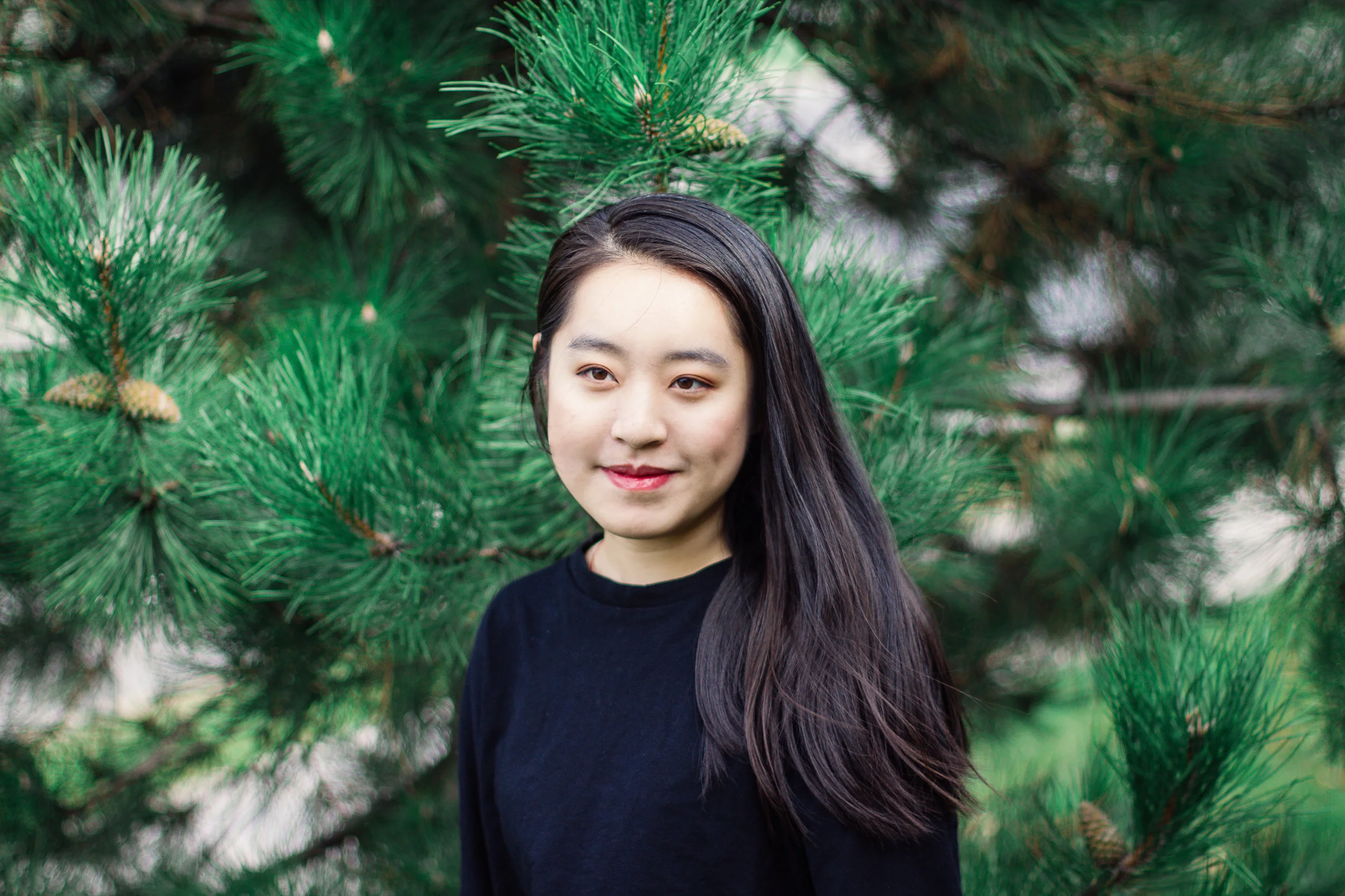 Kehui "Crystal" Li is a junior studying International Relations and Television, Radio, and Film. Photo by Hanna Benavides.