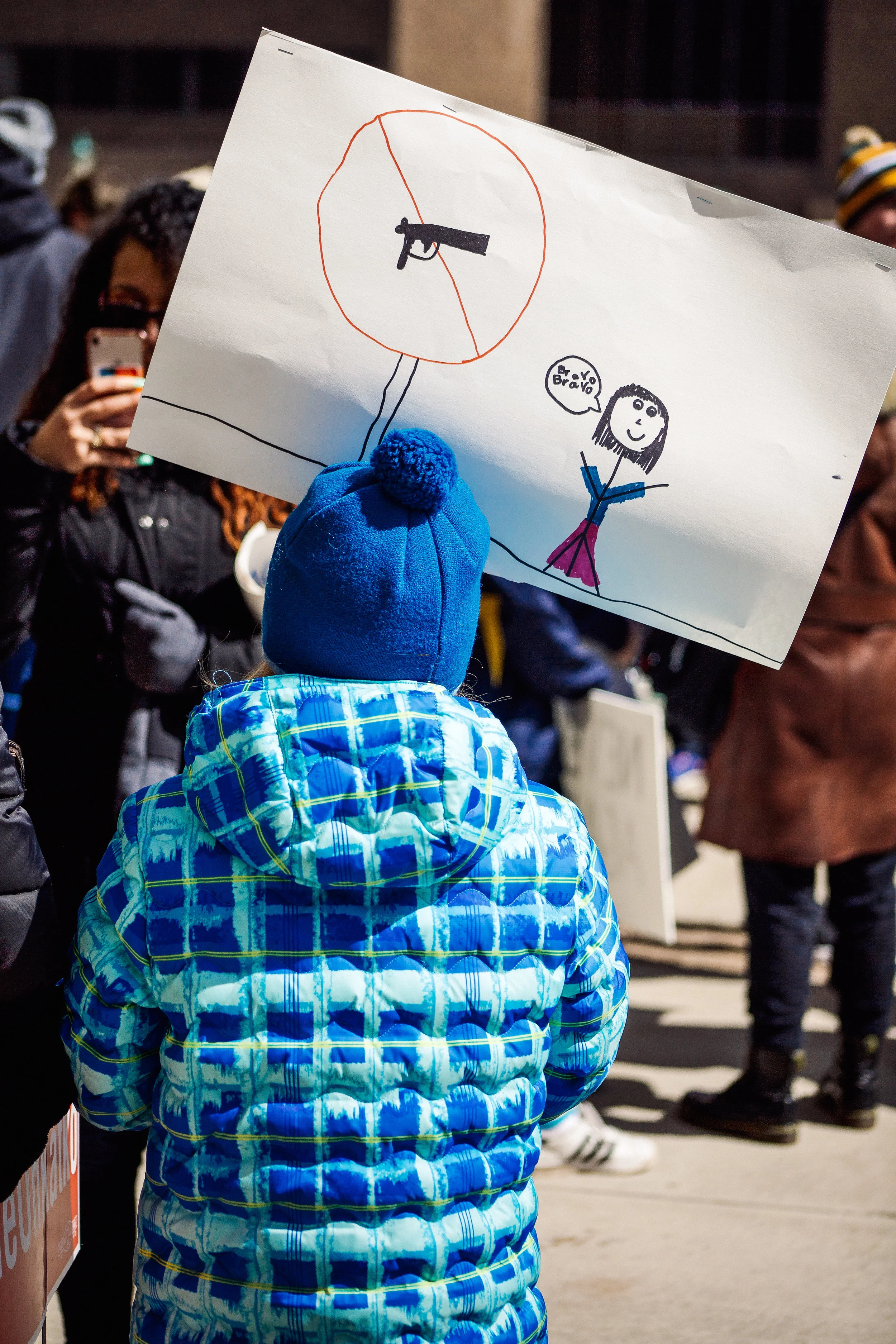 March For Our Lives in Downtown Syracuse. Photo by Romy Weidner.