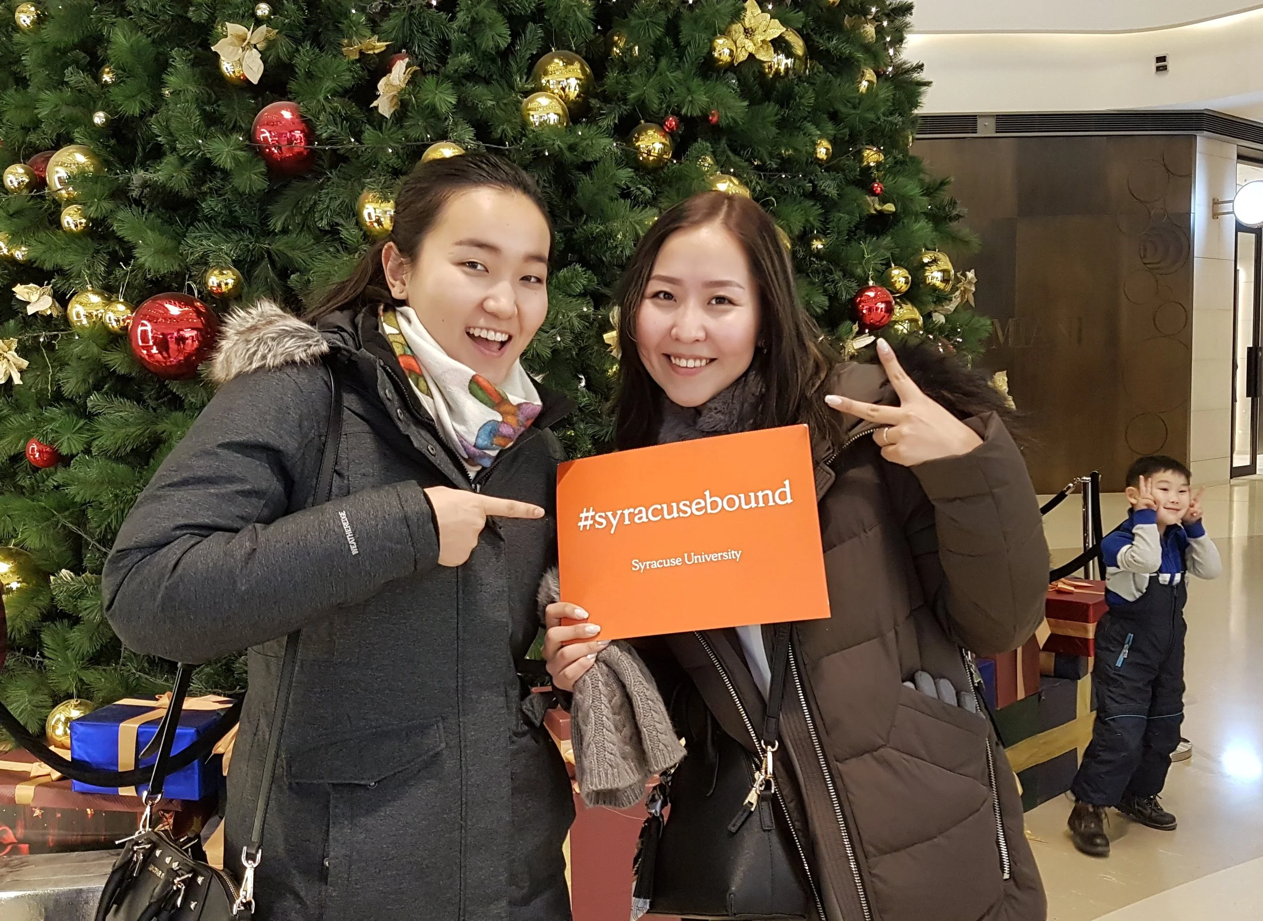 Batbaatar (left) and Bujinlkham Buuveibaatar (right) in Ulaanbaatar, Mongolia in December, 2018. Photo Courtesy of Badmaarag (Ruby) Batbaatar