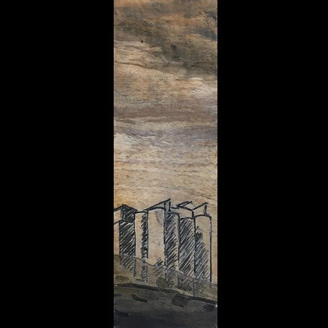 Well, it&rsquo;s official. My first series of India Inks on Spalted Maple wood are SOLD OUT, all but this little tiny one, the very first of its kind. Currently working on a new a new batch for upcoming shows! Stay tuned ☺️ .
.
This one, &ldquo;Float