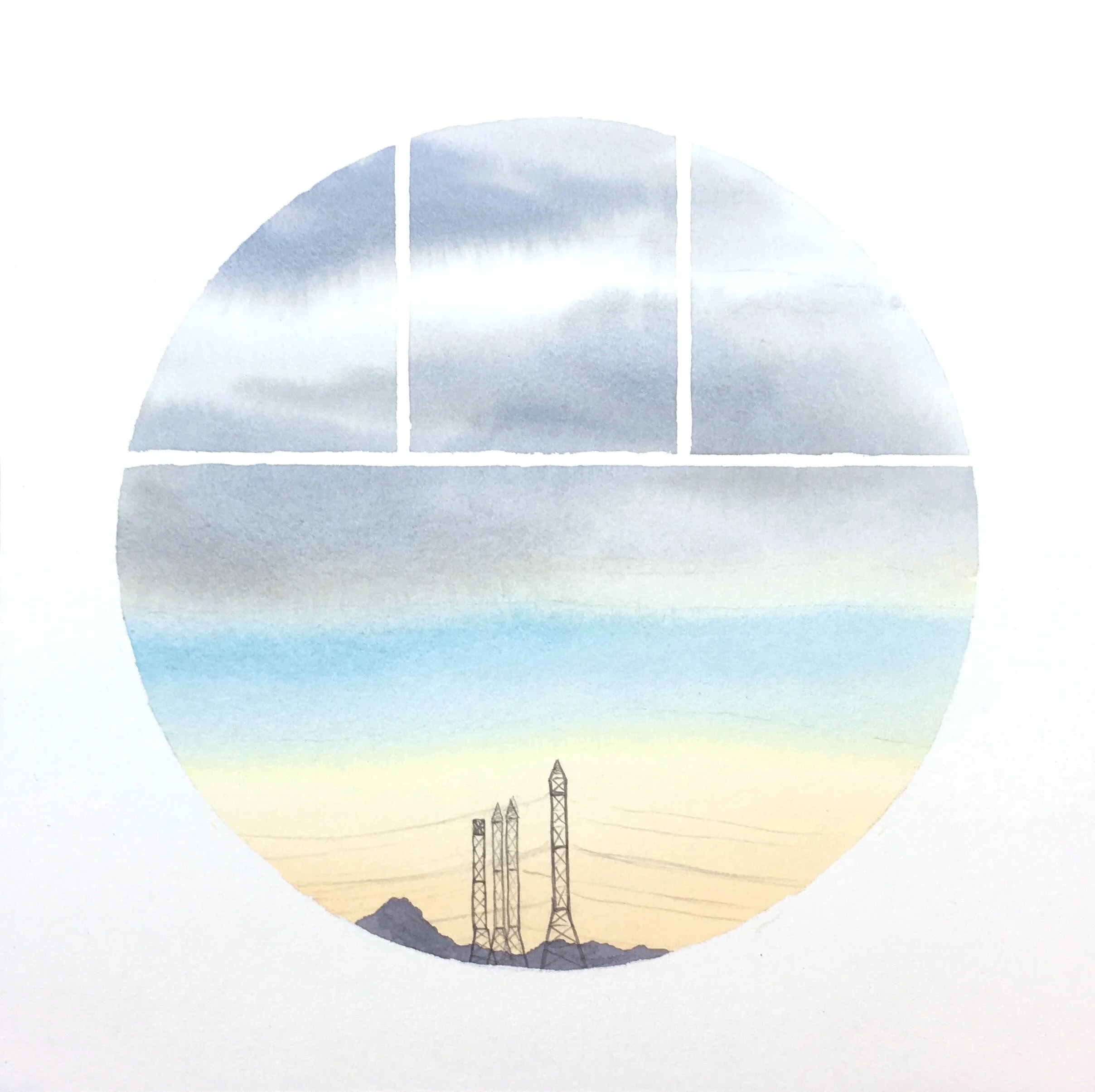 Mountains and Sunset with Towers & Transmission Lines.jpg