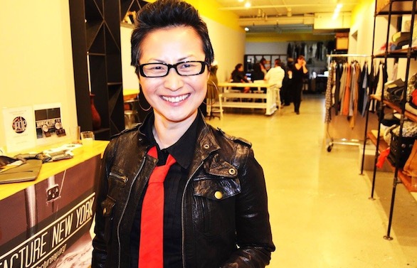 At the Manufacture L.A. launch event, my first fashion event after my final breast cancer surgery. Photo: Owen Geronimo/Fashion Tech L.A.