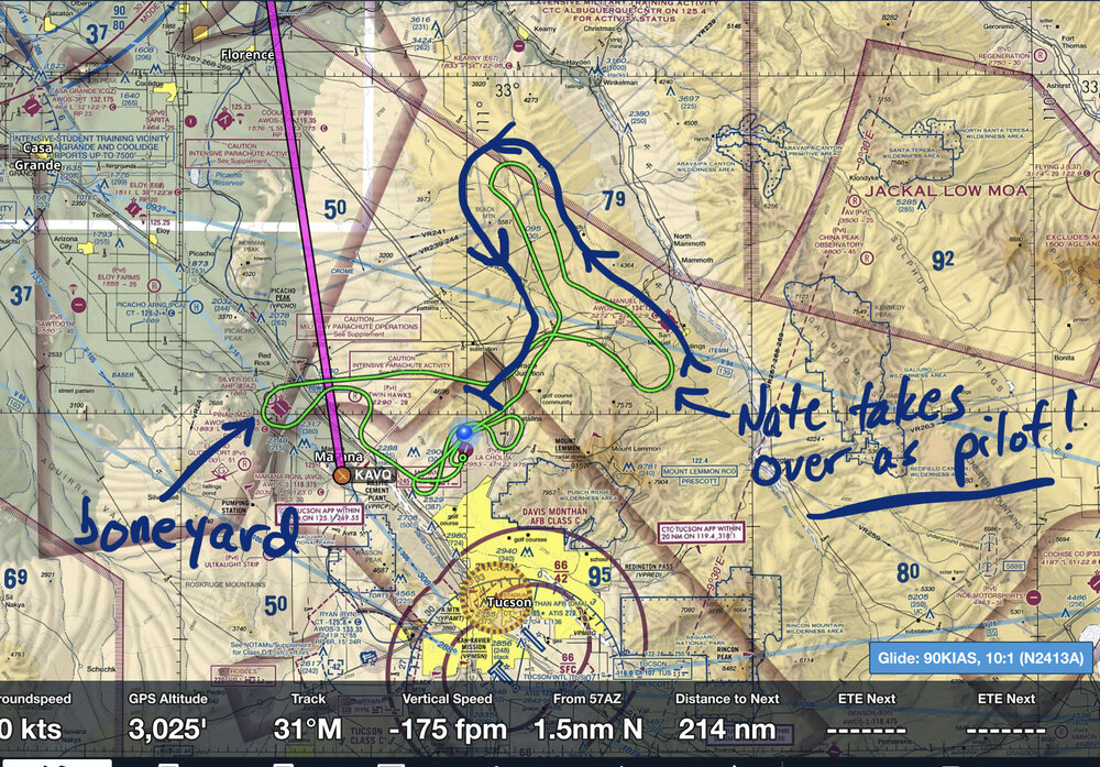 Nate's Route as Pilot