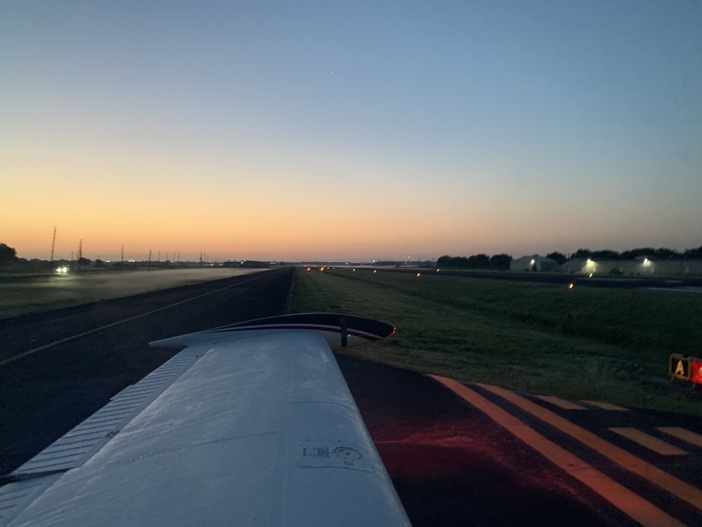 Sunrise takeoff