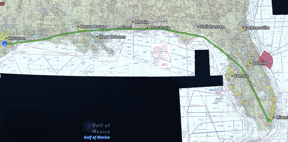 Route Home from Miami