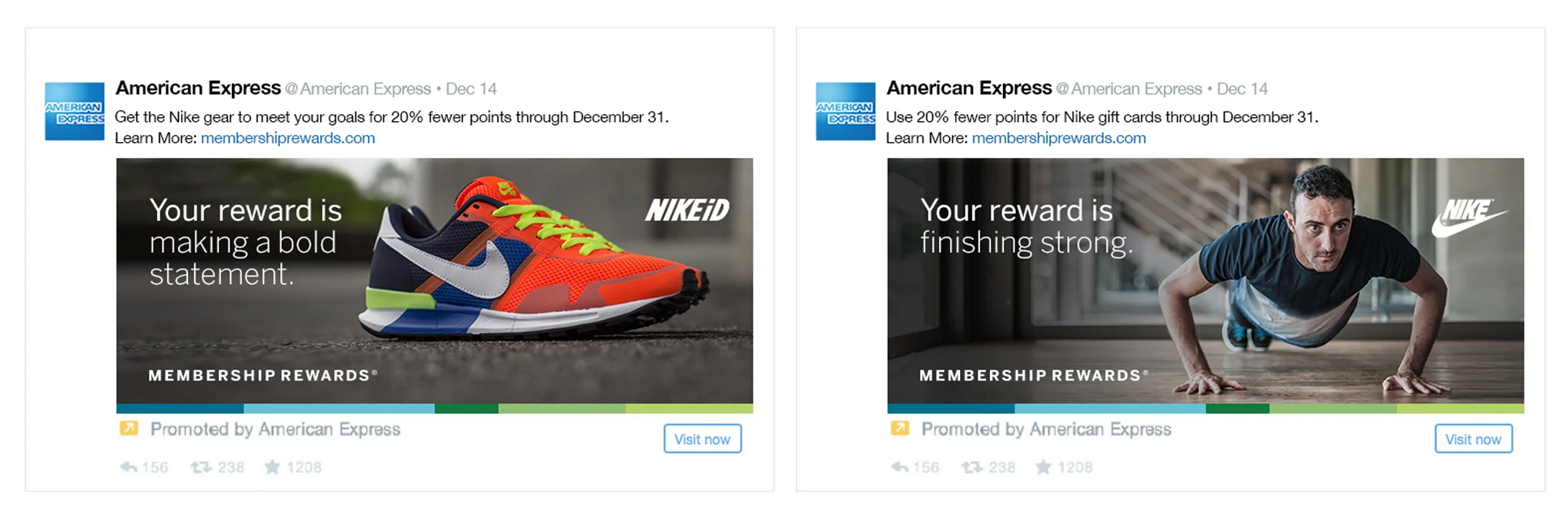 nike american express