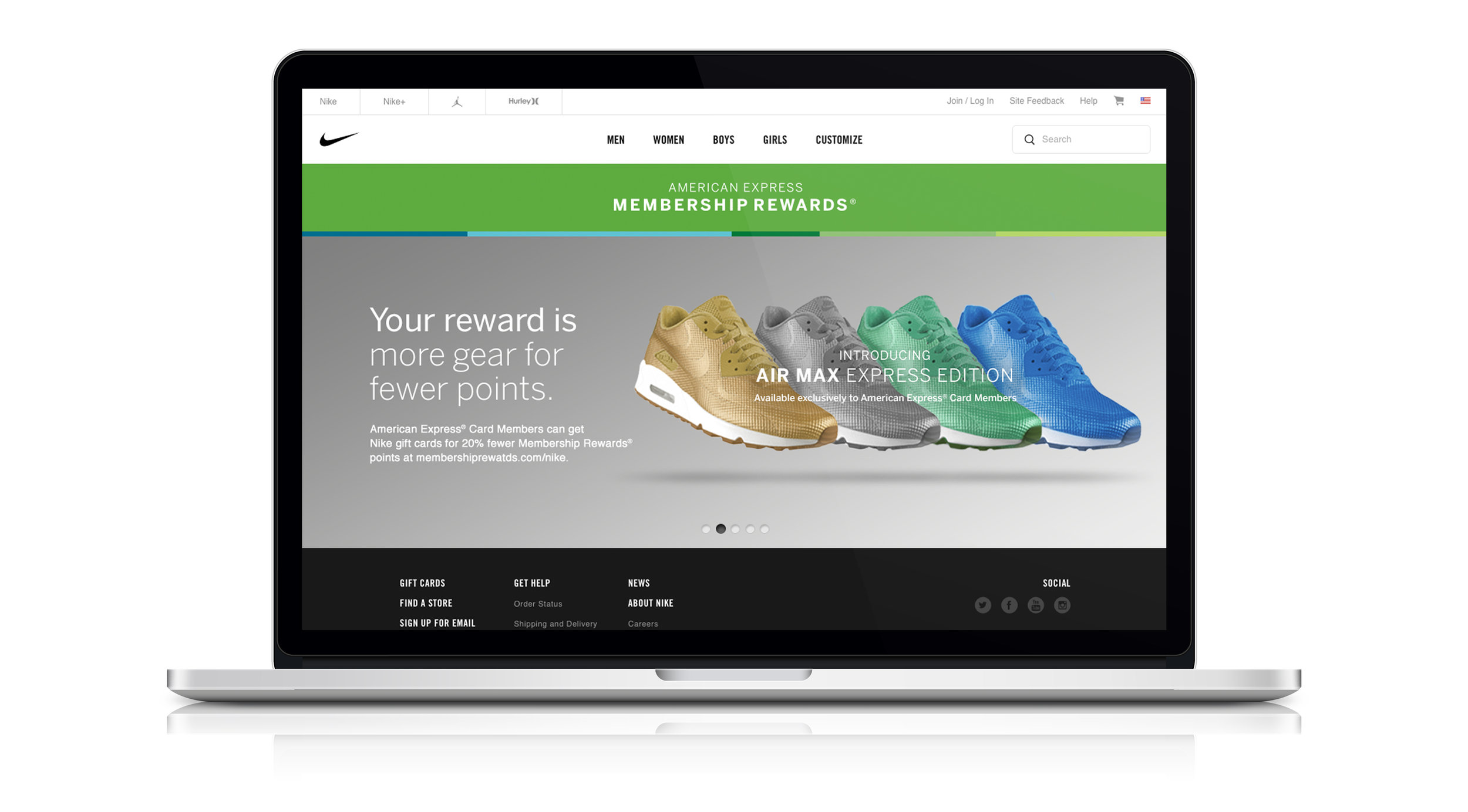 nike american express