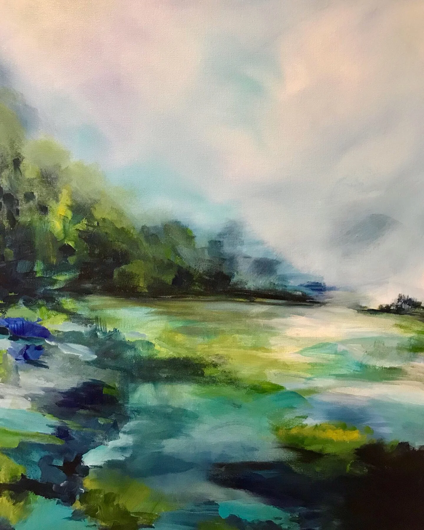 Morning through the Mist- Sold 