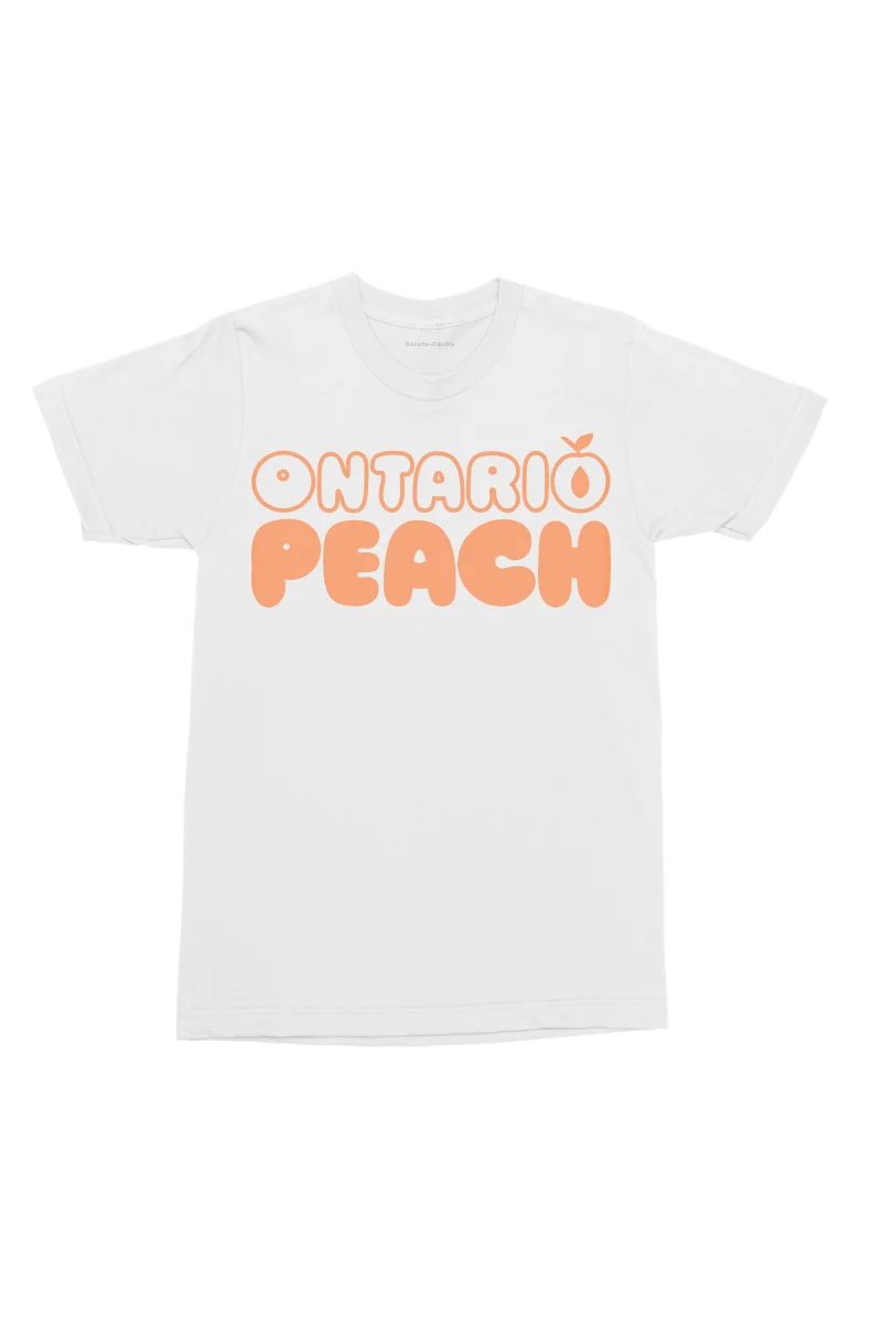 Ontario Peach T-shirt - Sainte-Cécile.jpg