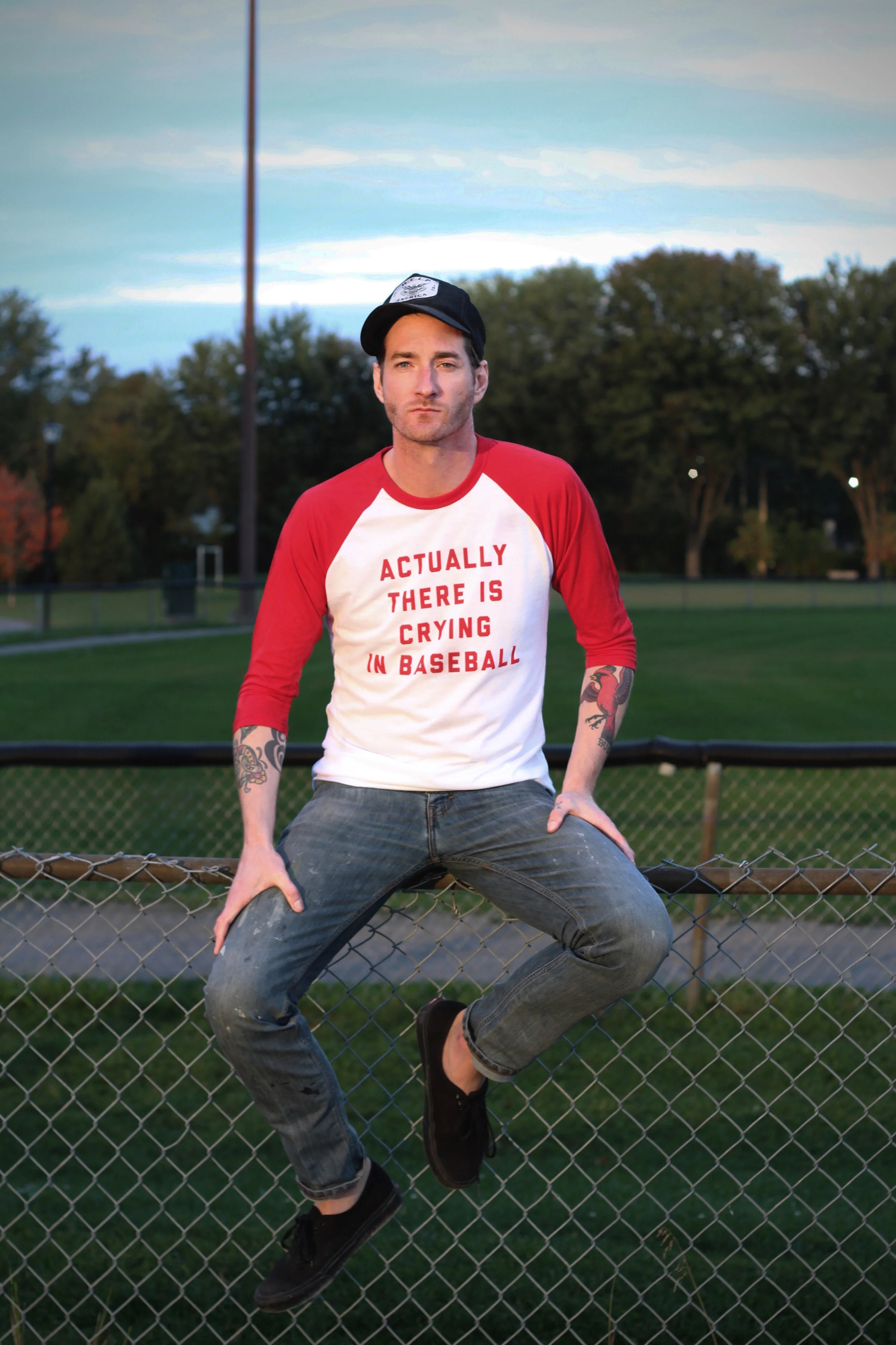Actually There is Crying in Baseball T-Shirt - Sainte-Cécile 6.jpg
