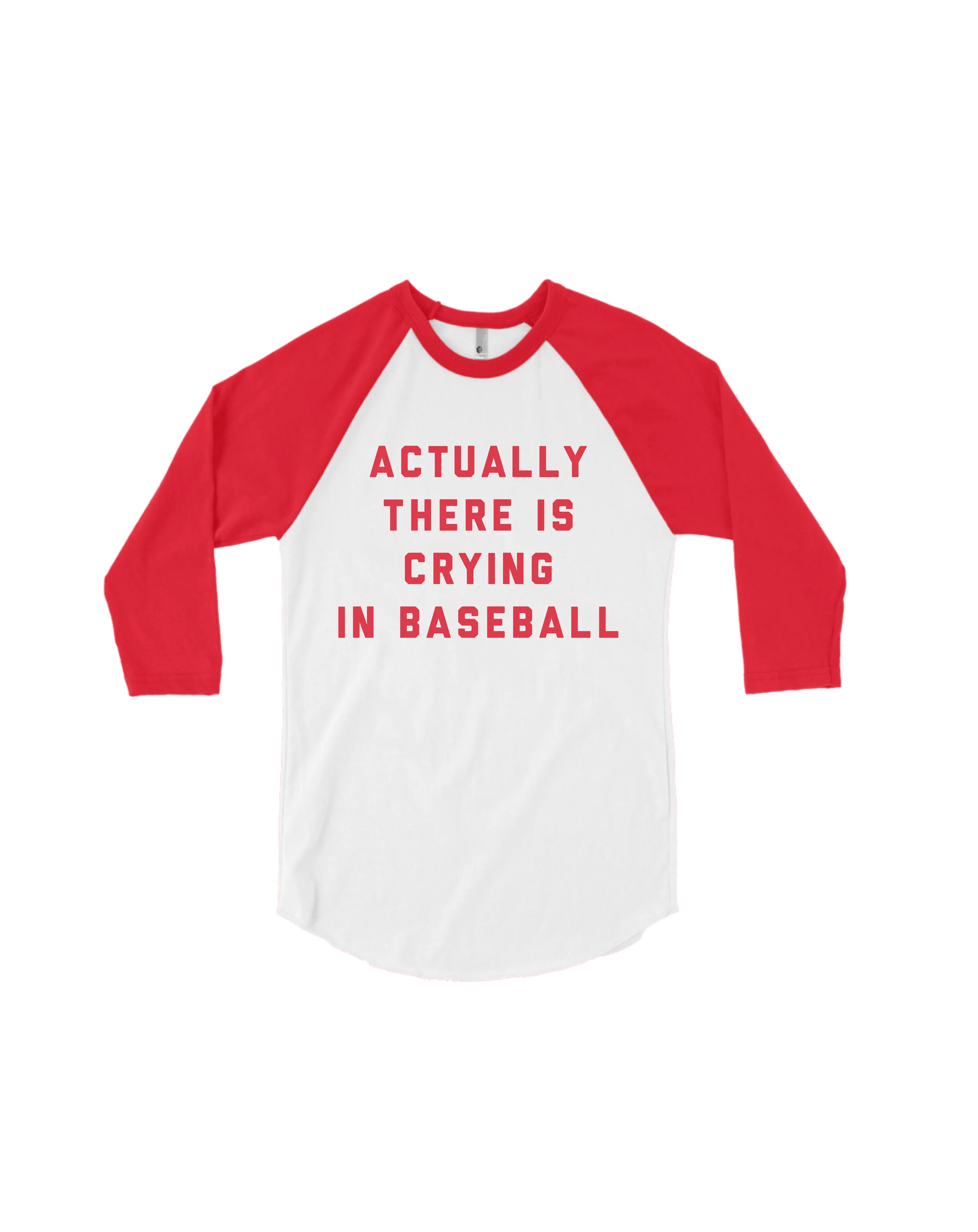 Actually There Is Crying in Baseball T-Shirt - Sainte-Cécile.jpg