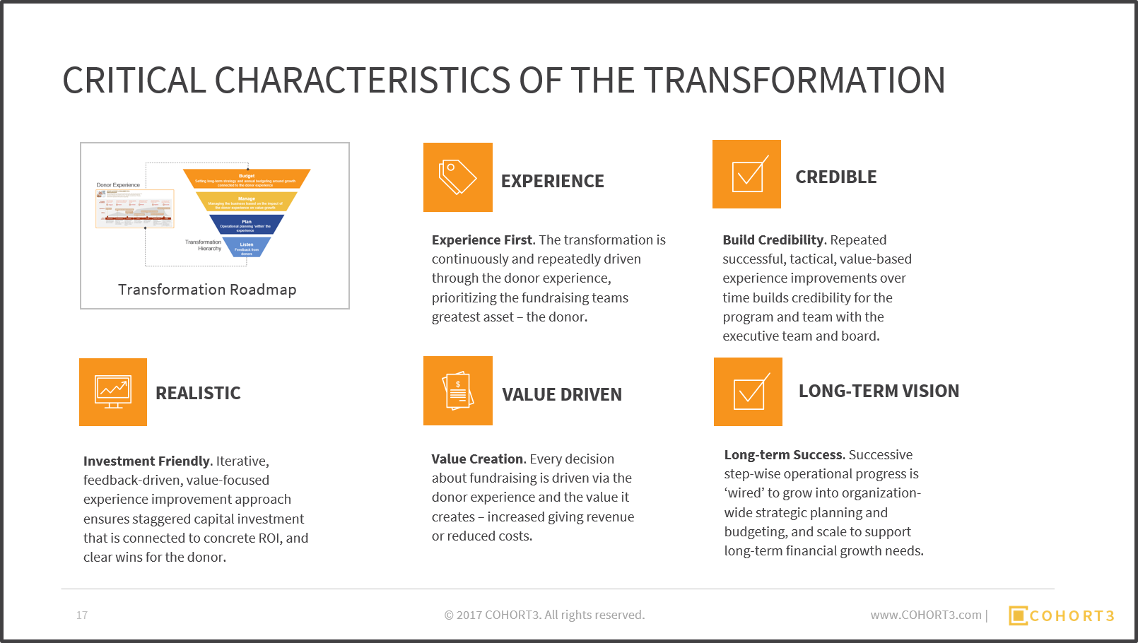  Download the 67-page report to learn more about the Five Critical Characteristics.