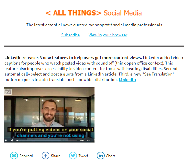 Monday July 23 Edition: LinkedIn adds 3 features to help your posted content get more views. Also in this edition: YouTube gets h#hashtags, Seniors prefer YouTube and Facebook, and Snapchat kills SnapCash effective August 2018.