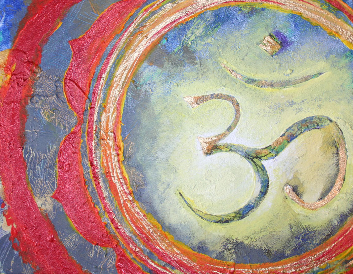 Om3 (Circle Fire) :: 11"x14" :: $360