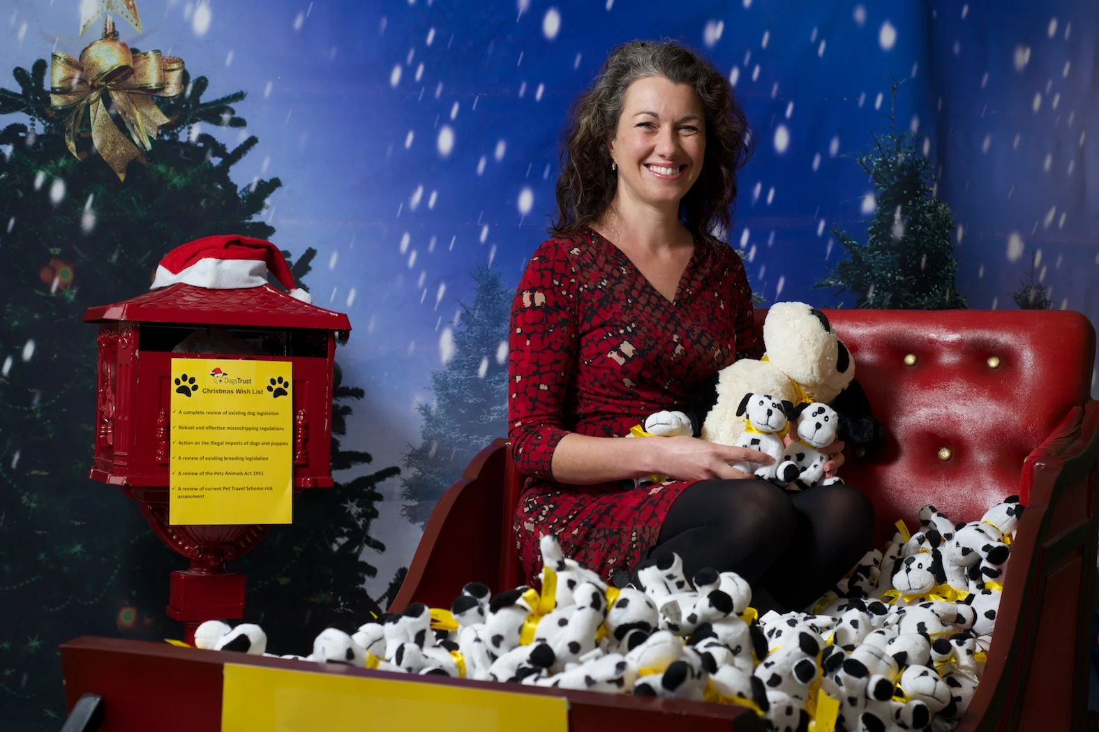 Sarah stops to 'Paws' for Thought!