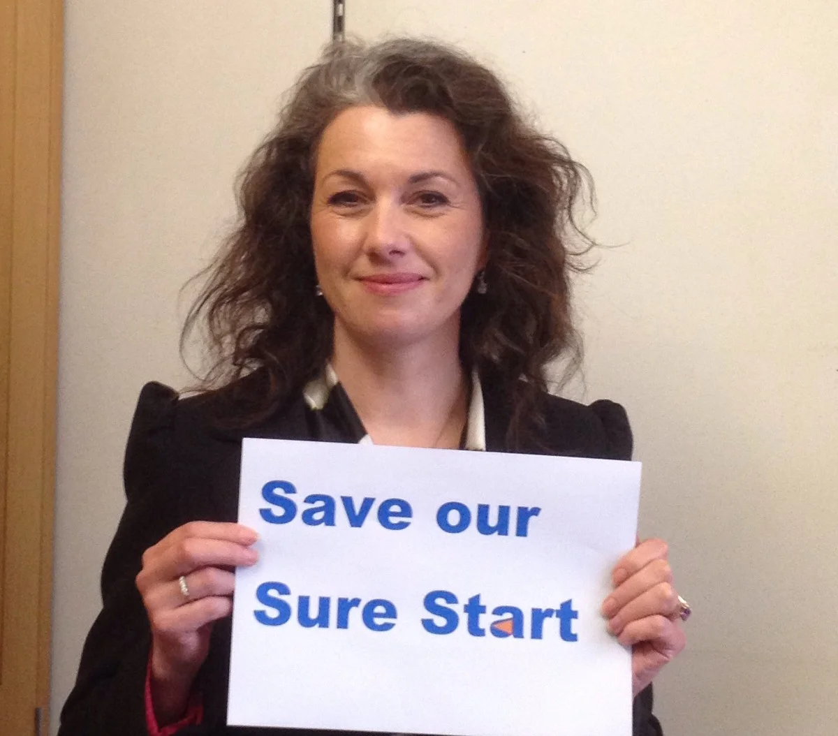 Sarah campaigns for Children's Centres