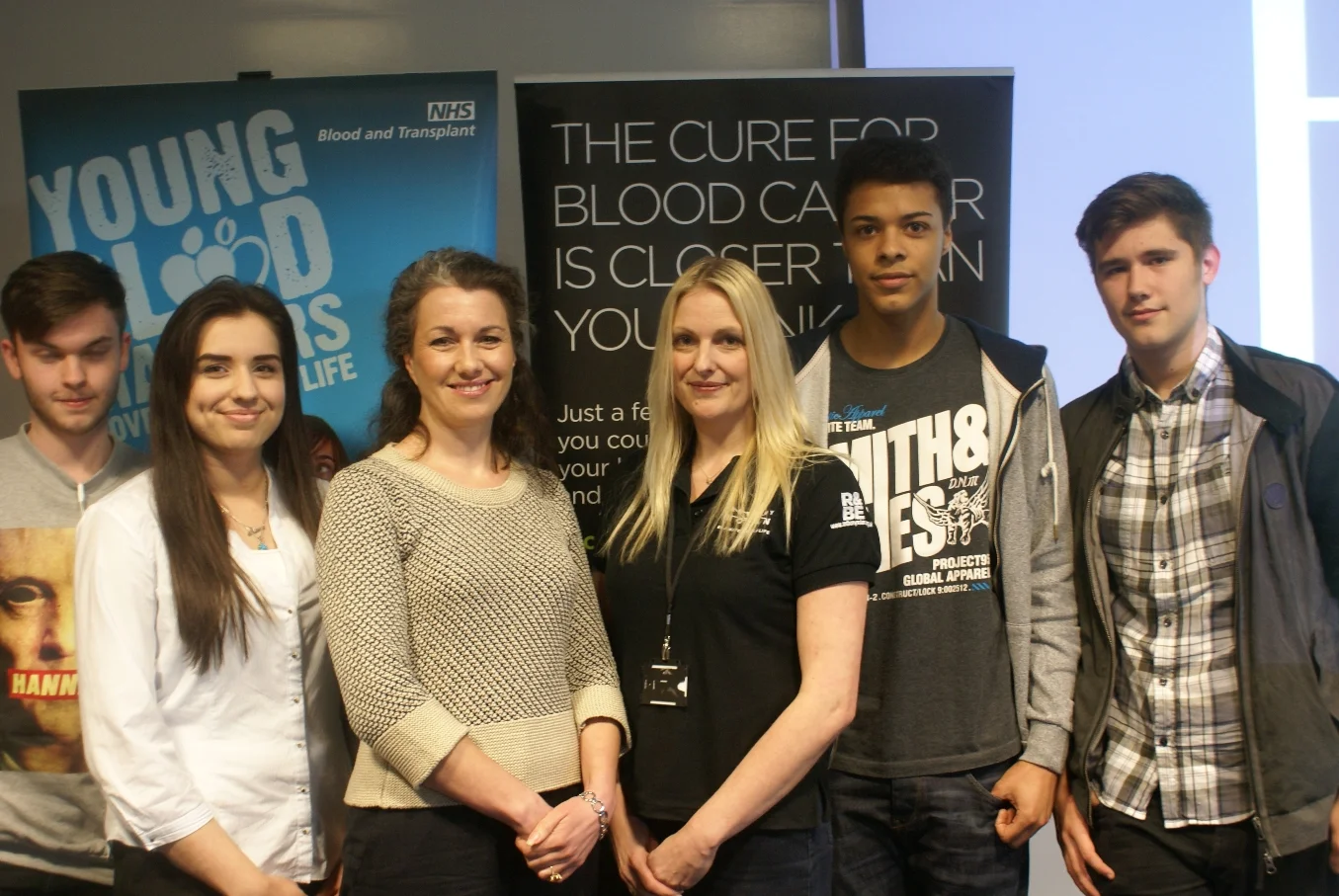 Sarah teams up with cancer survivors to encourage student lifesavers