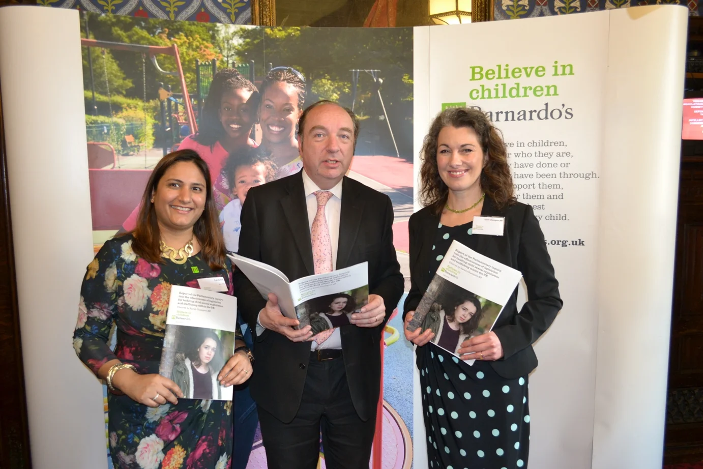 Sarah Champion MP and Barnardo's call for tougher laws to protect children from being groomed by sex offenders 