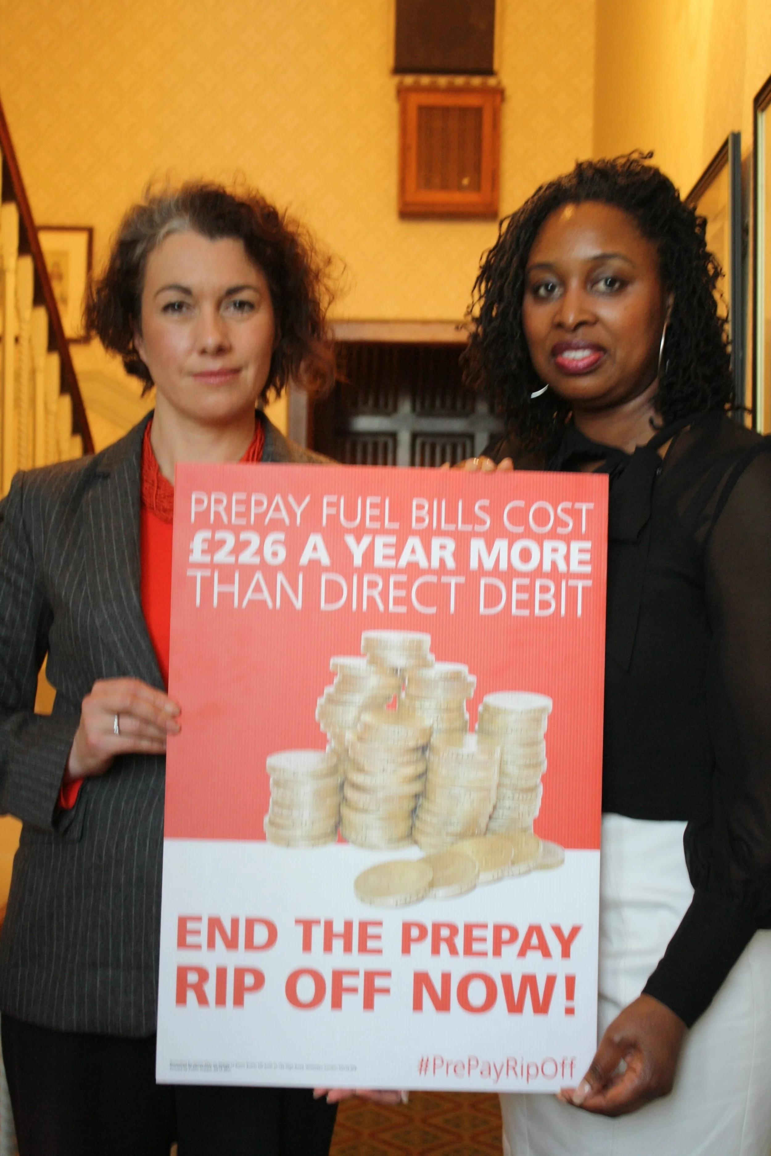 SARAH CHAMPION MP DEMANDS END TO PRE-PAYMENT METER RIP OFF IN ROTHERHAM