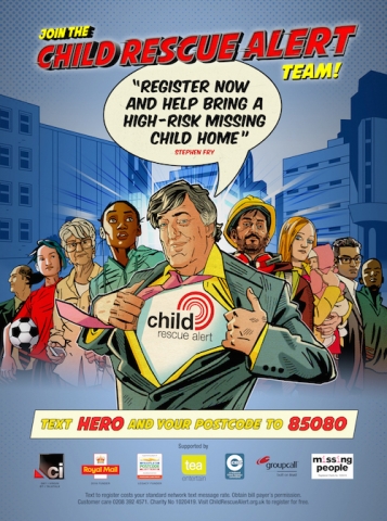 SARAH URGES ROTHERHAM BUSINESSES, SCHOOLS AND COMMUNITY TO SIGN UP TO CHILD RESCUE ALERT