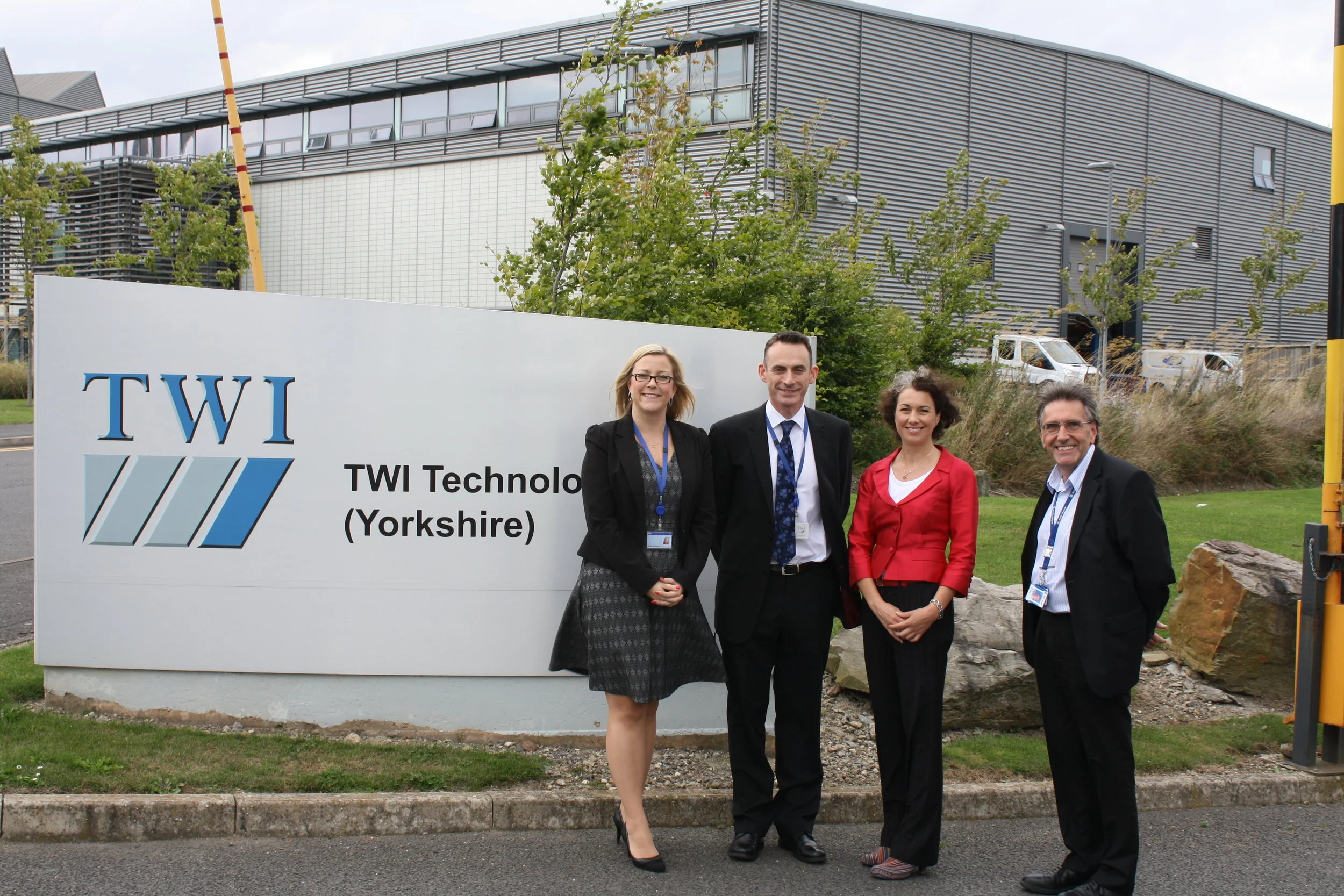Sarah Champion MP visits TWI's Rotherham facility