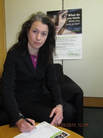 Sarah joins the fight to stop child sexual exploitation 