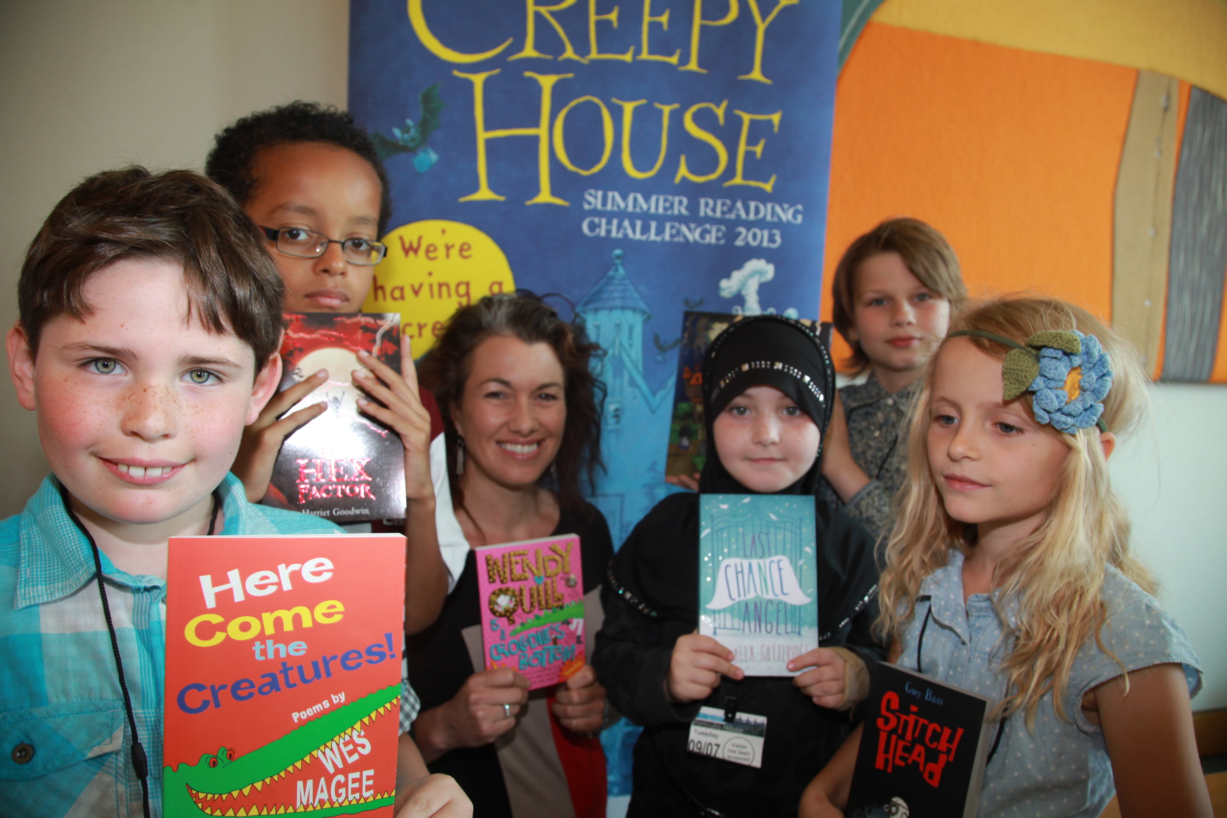 Sarah is supporting Rotherham's campaign for every child to join their local library 