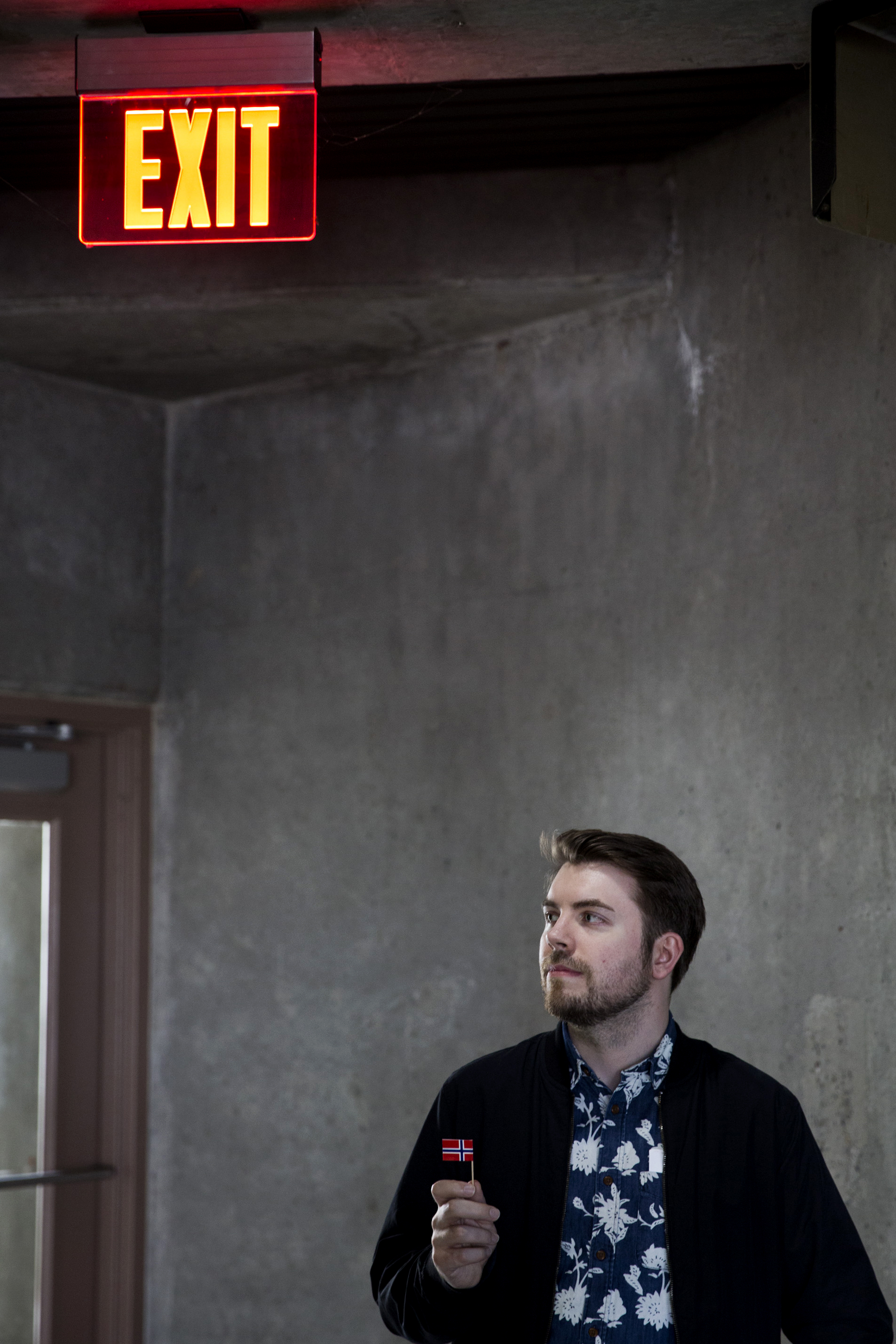 It’s time to leave. Andreas Stassivik, web developer, Seattle
