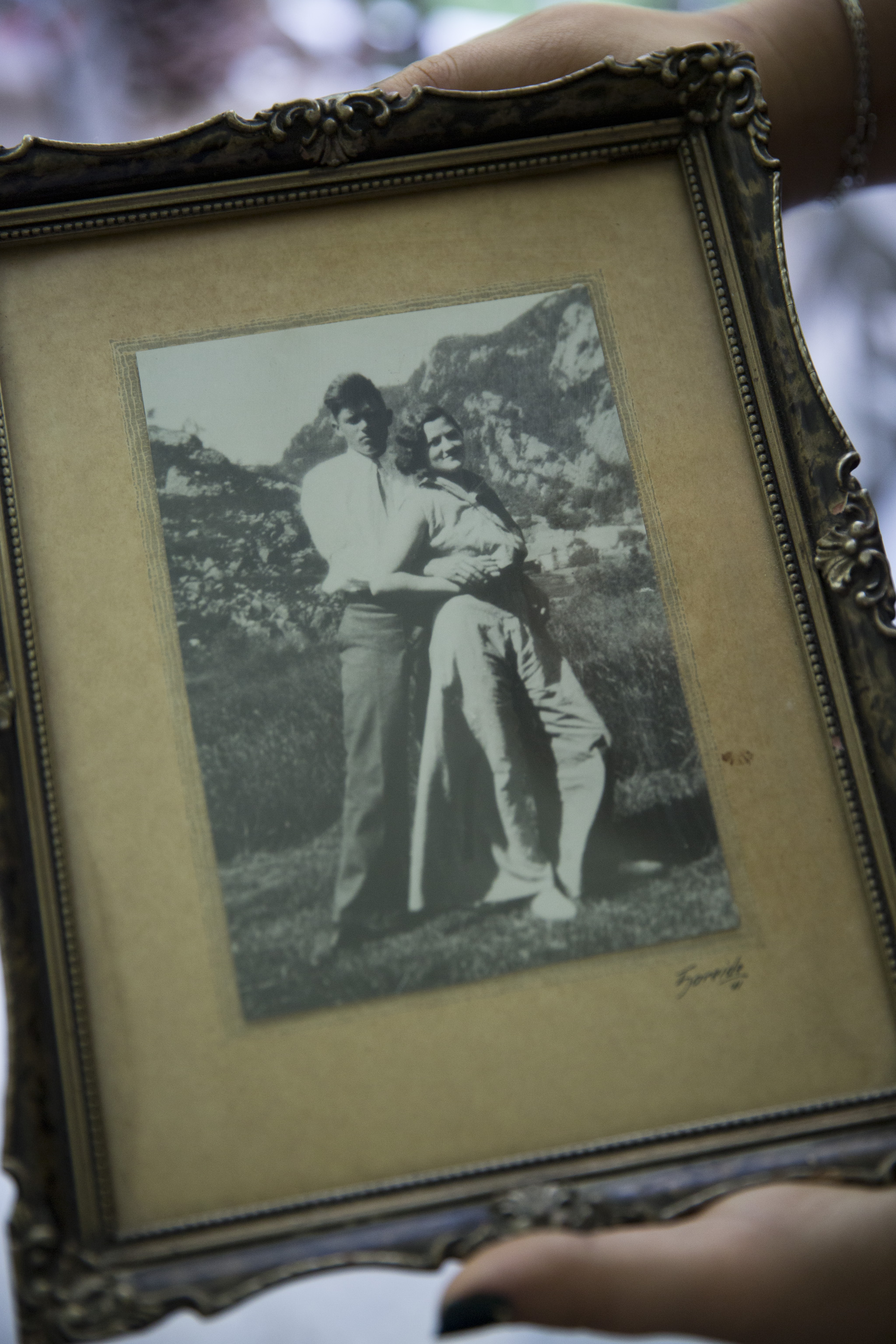 Great grandfater and great grandmother in Stamnes, Hordaland.