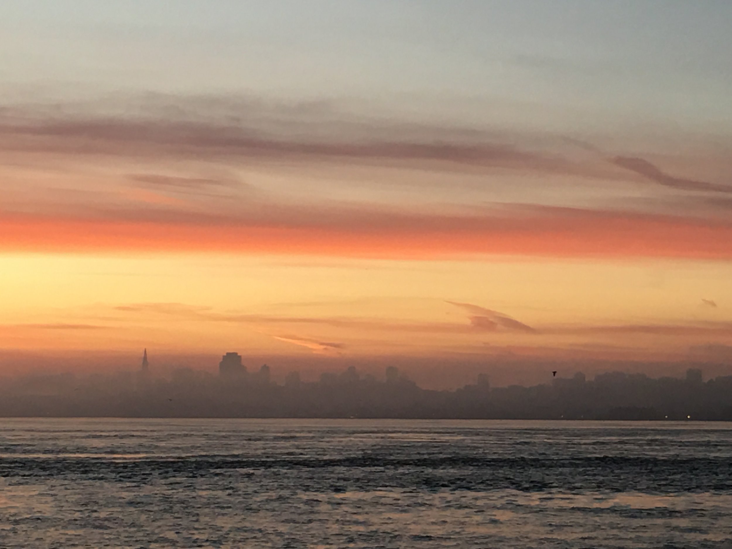Sunrise from Tiburon