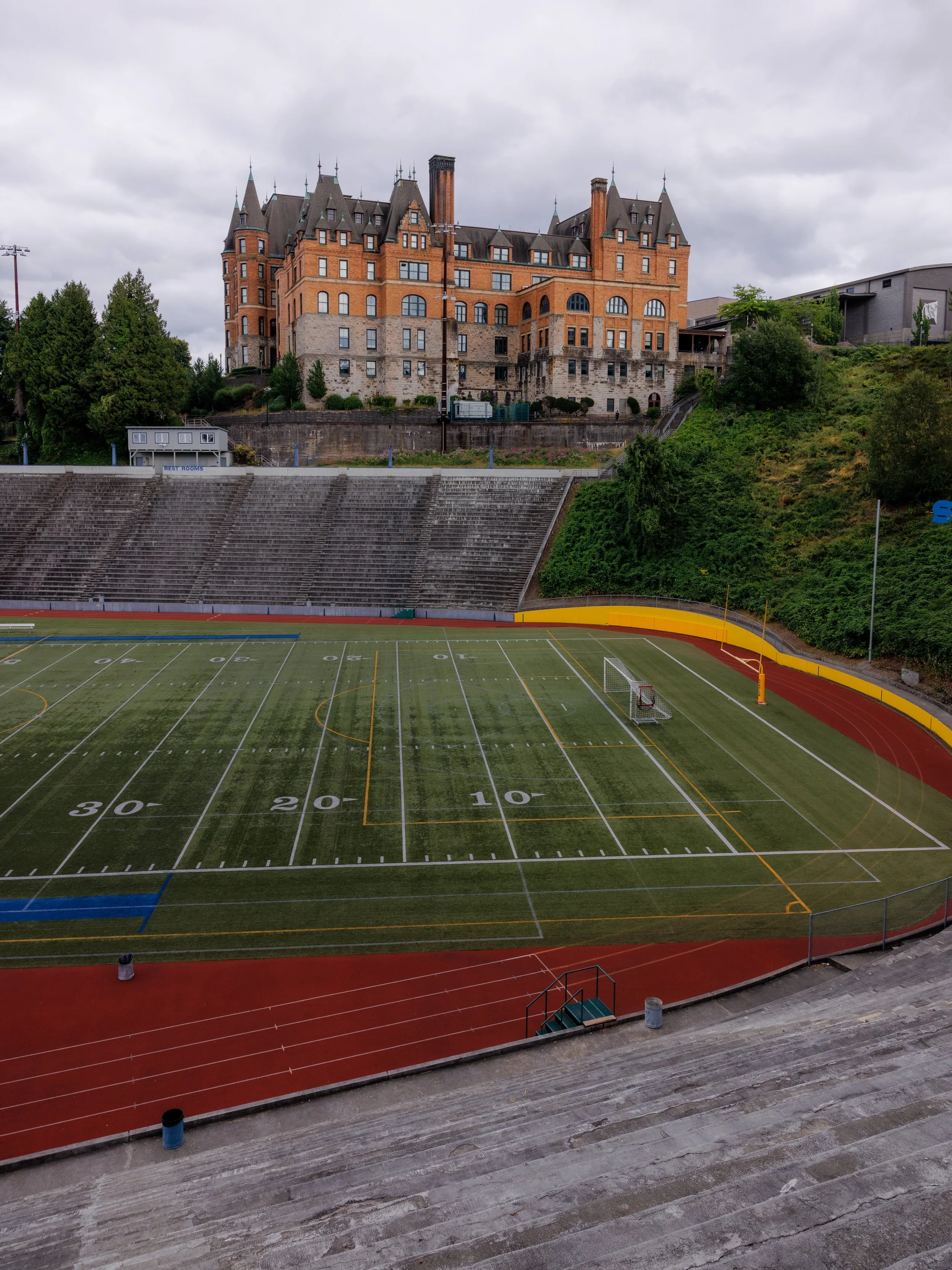 Hello from Tacoma // Back to School - fire up those Trapper Keepers and Varsity Jackets and check out the coolest high school I&rsquo;ve ever seen. Built in the late 1800s as a hotel project for the Northern Pacific Railroad add then purchased by the
