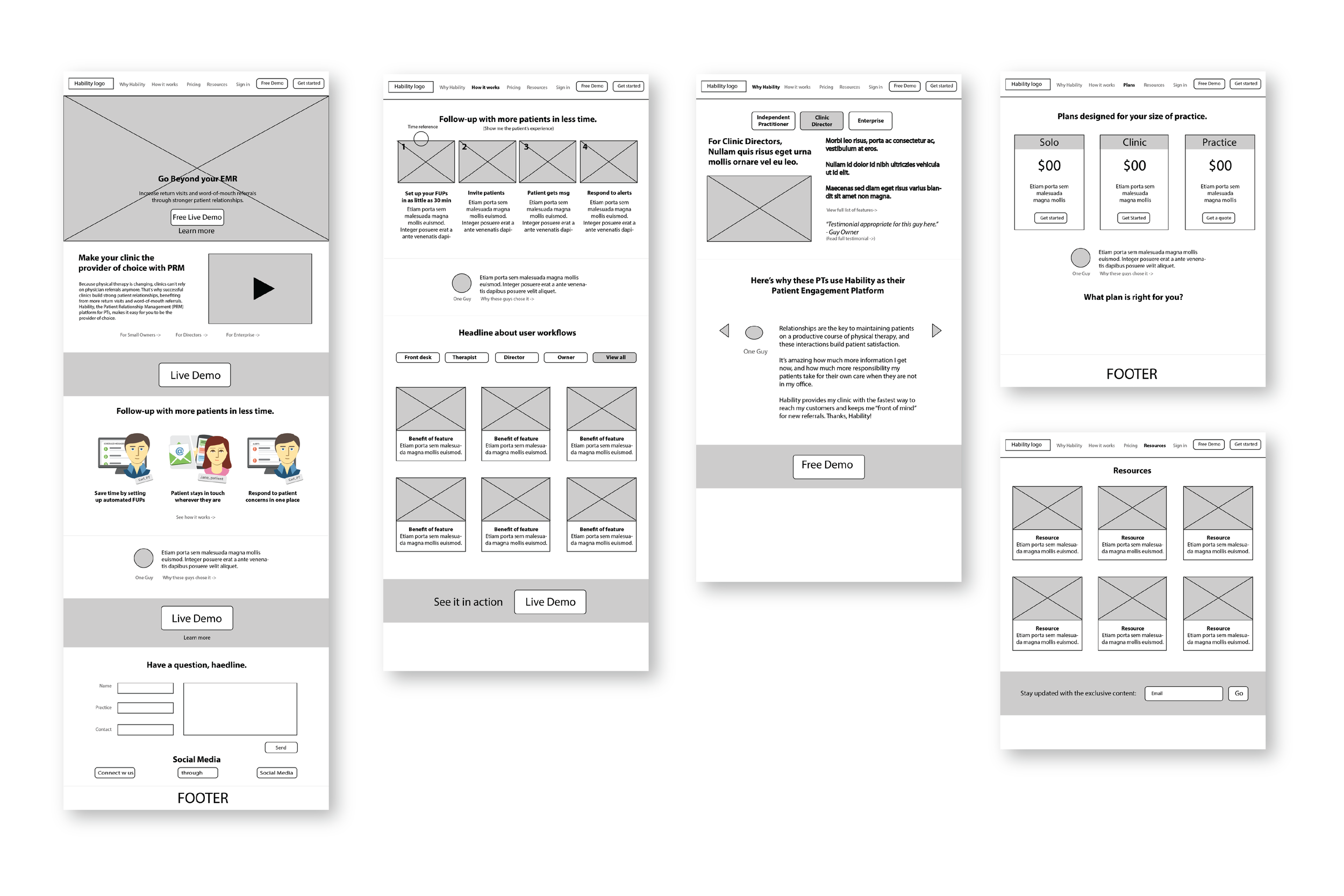 Wireframes